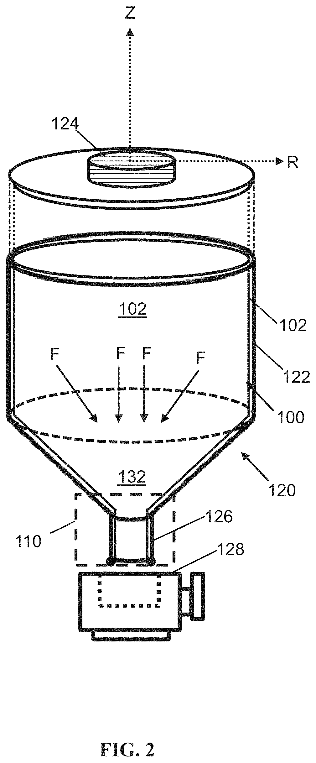 Patent US11772885 Figure 2 – Liner structure with constrictable sidewall and method to install same