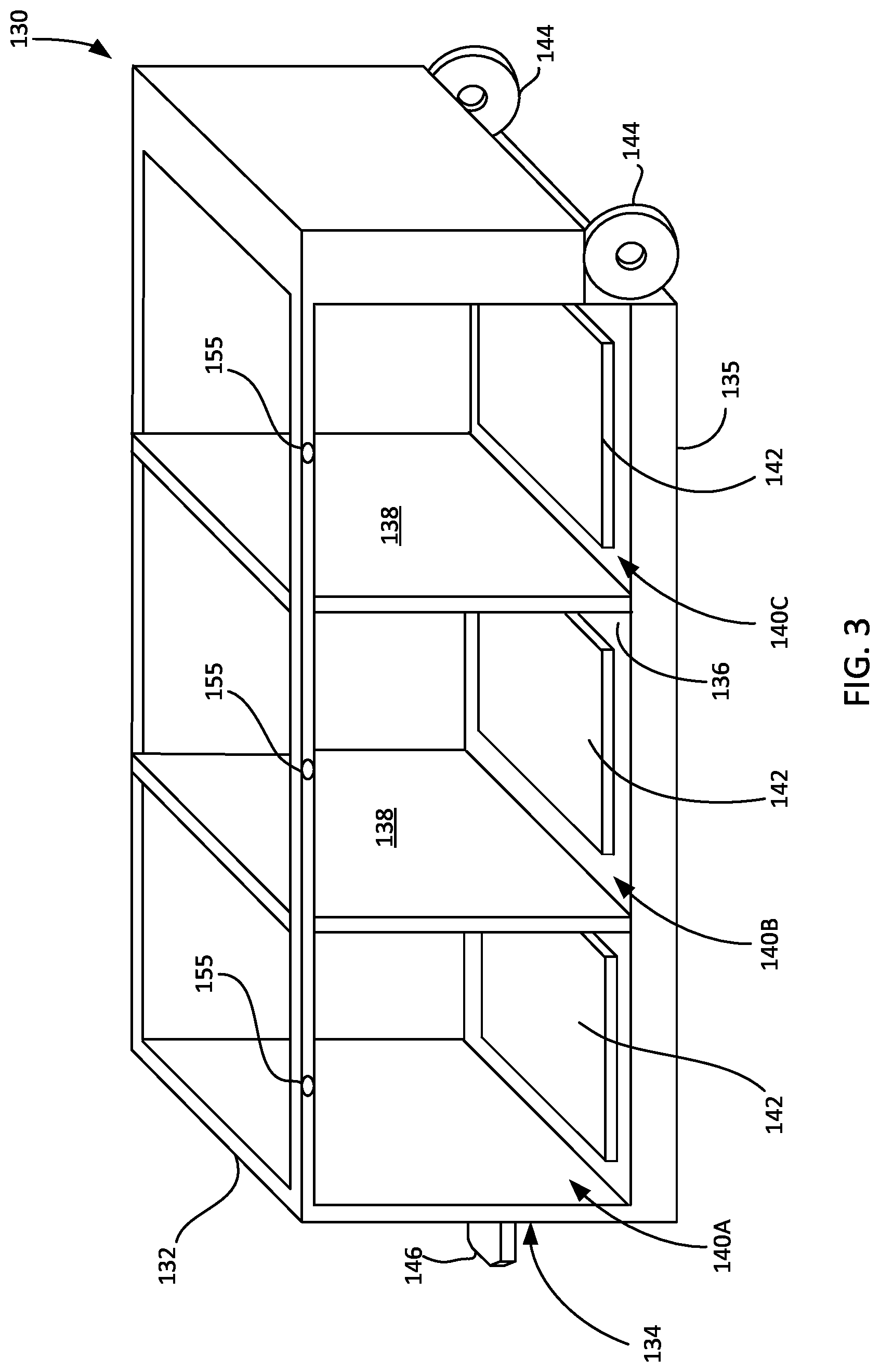 Patent US11772886 Figure 4 – Reloadable containerized system for wet and dry proppants and methods of making and using same