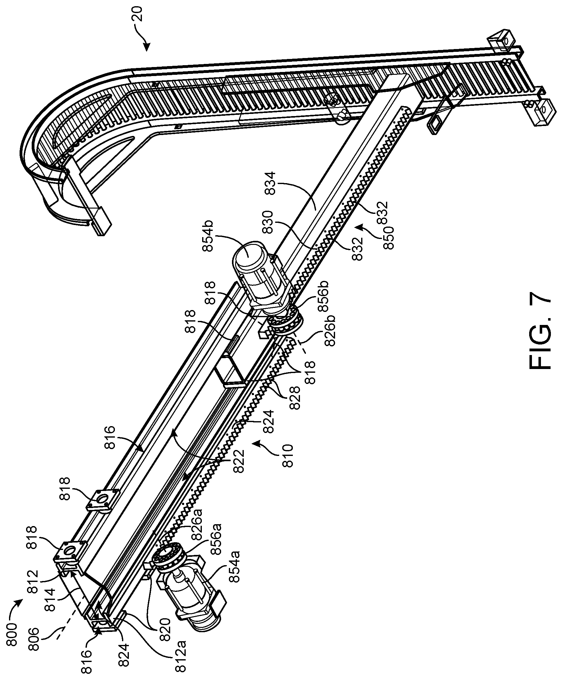 Patent US11772890 Figure 6 – Refuse vehicle with electric reach apparatus