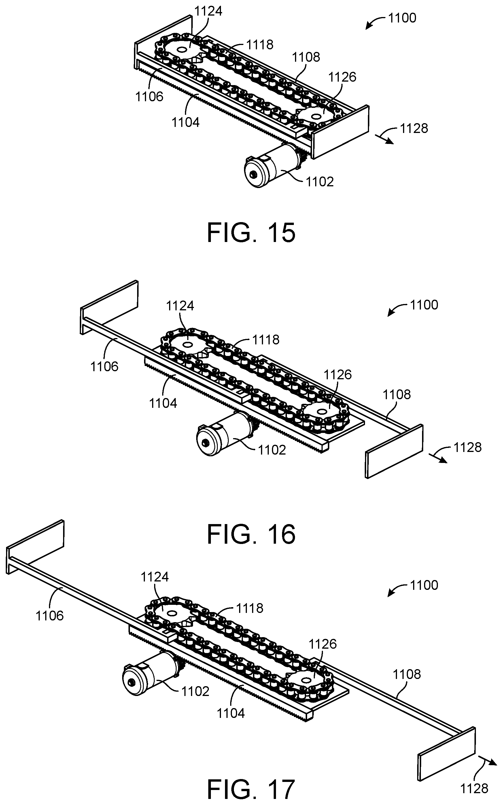 Patent US11772890 Figure 12 – Refuse vehicle with electric reach apparatus
