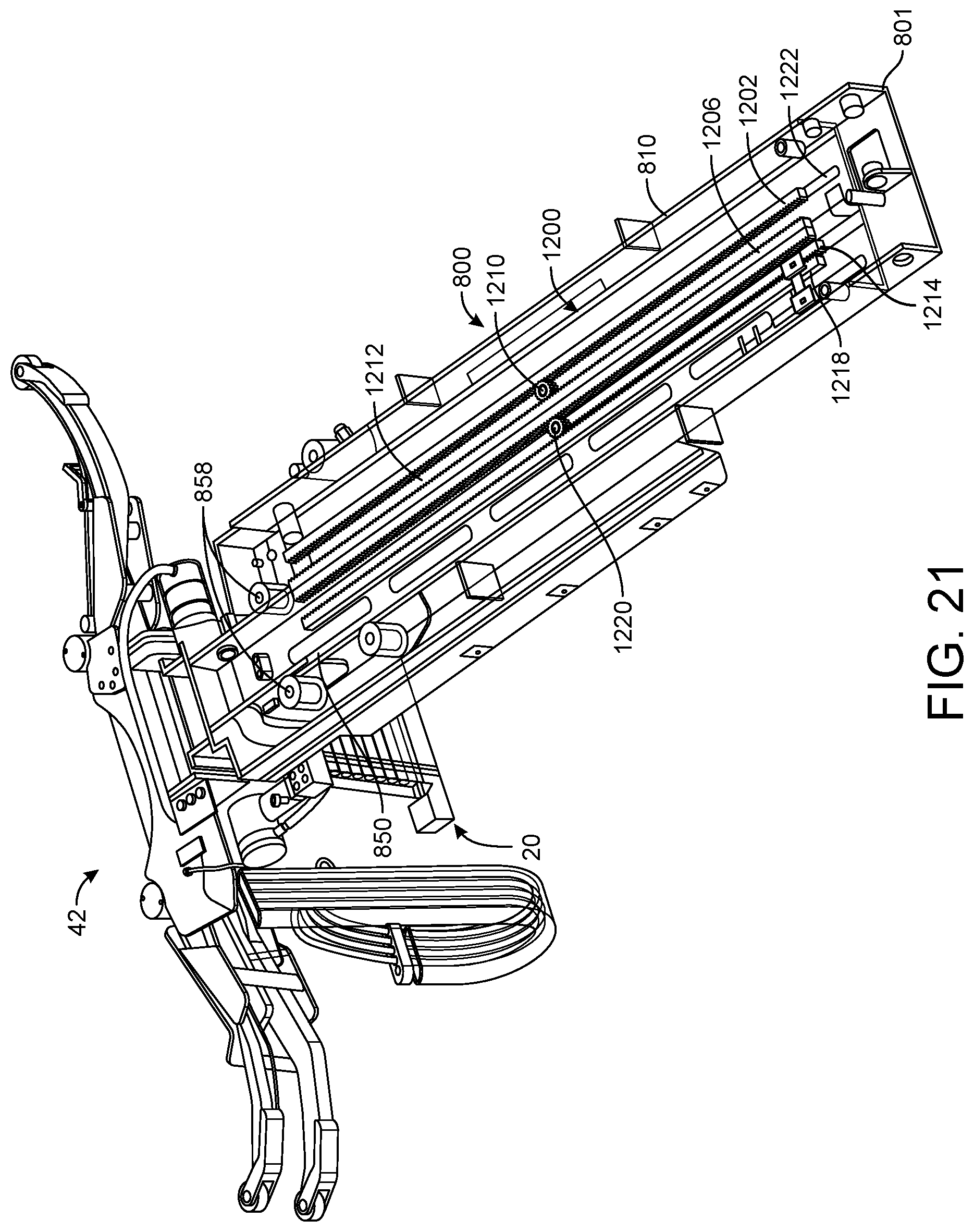 Patent US11772890 Figure 16 – Refuse vehicle with electric reach apparatus