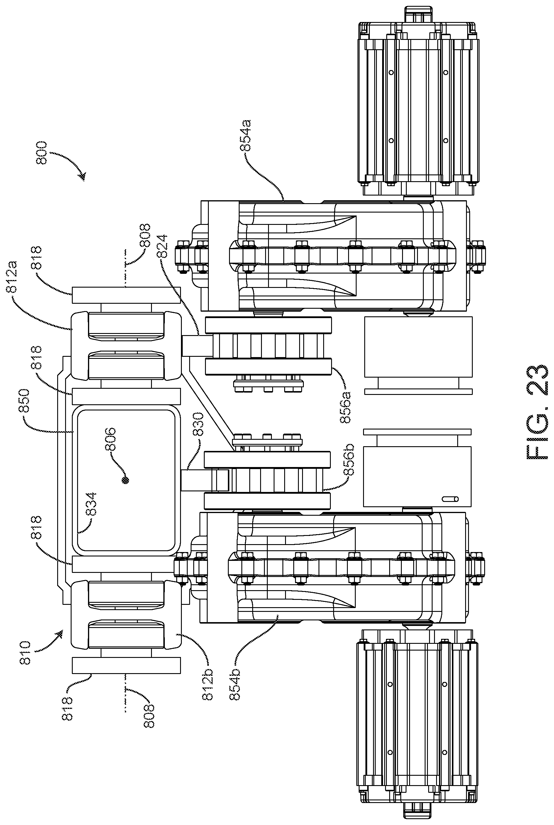 Patent US11772890 Figure 18 – Refuse vehicle with electric reach apparatus