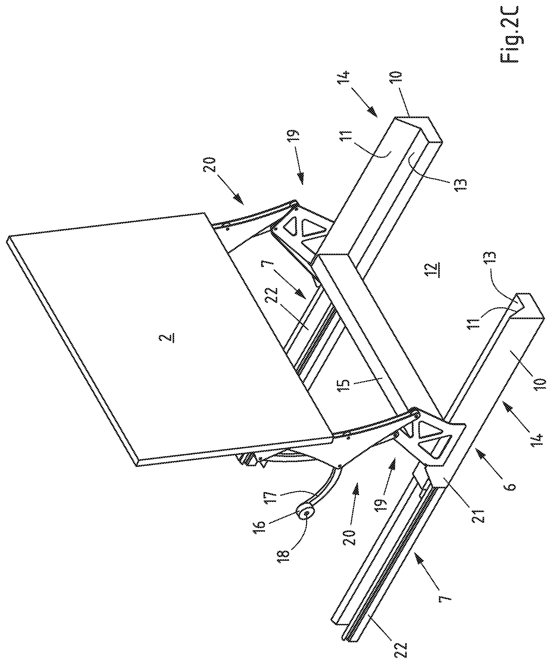 Patent US11772891 Figure 6 – Piece goods box and method for transferring and storing piece goods in a piece goods box
