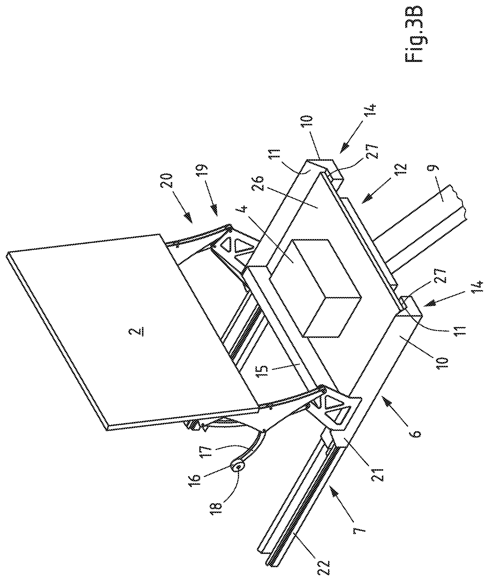 Patent US11772891 Figure 9 – Piece goods box and method for transferring and storing piece goods in a piece goods box