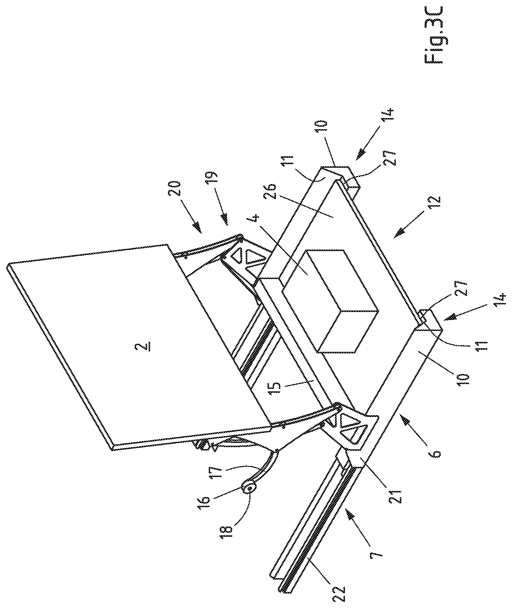 Patent US11772891 Figure 10 – Piece goods box and method for transferring and storing piece goods in a piece goods box