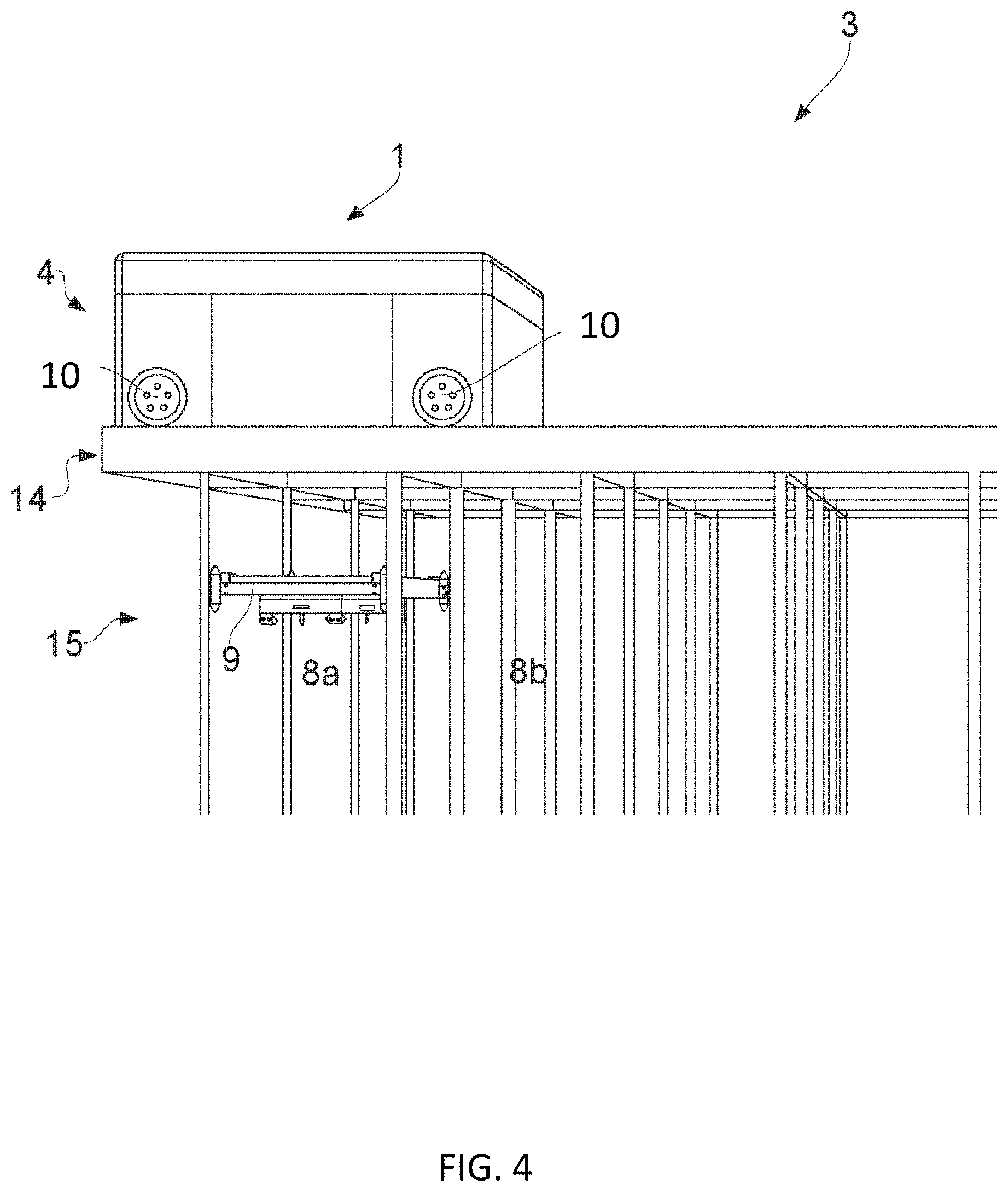 Patent US11772892 Figure 3 – Remotely operated vehicle for a storage system