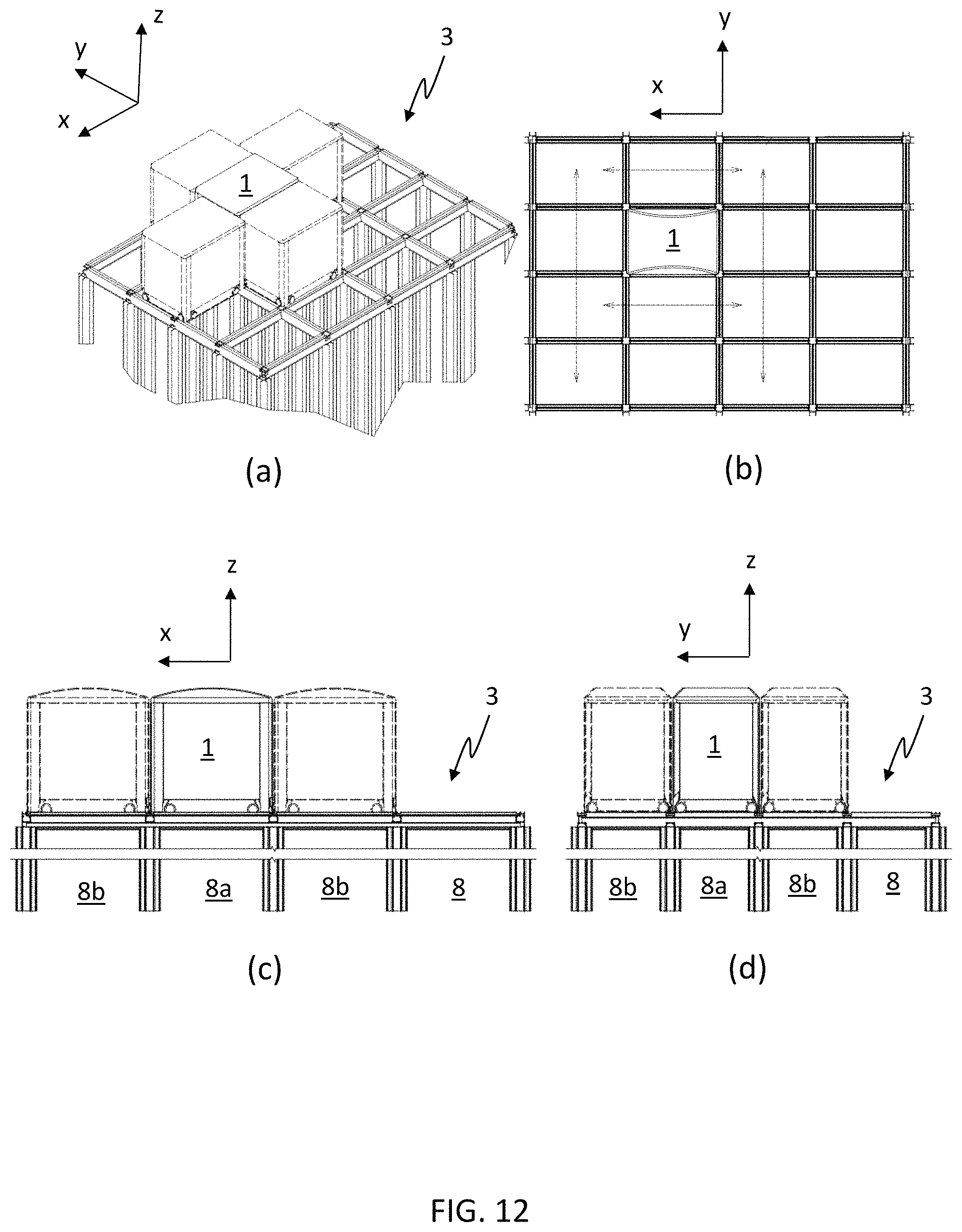Patent US11772892 Figure 11 – Remotely operated vehicle for a storage system