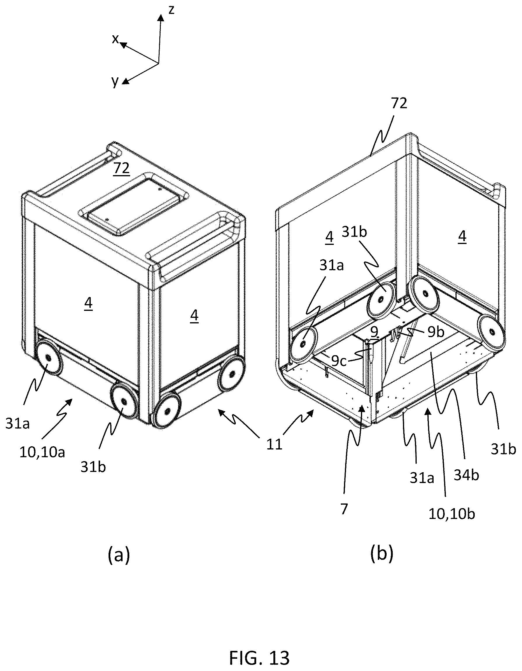 Patent US11772892 Figure 12 – Remotely operated vehicle for a storage system