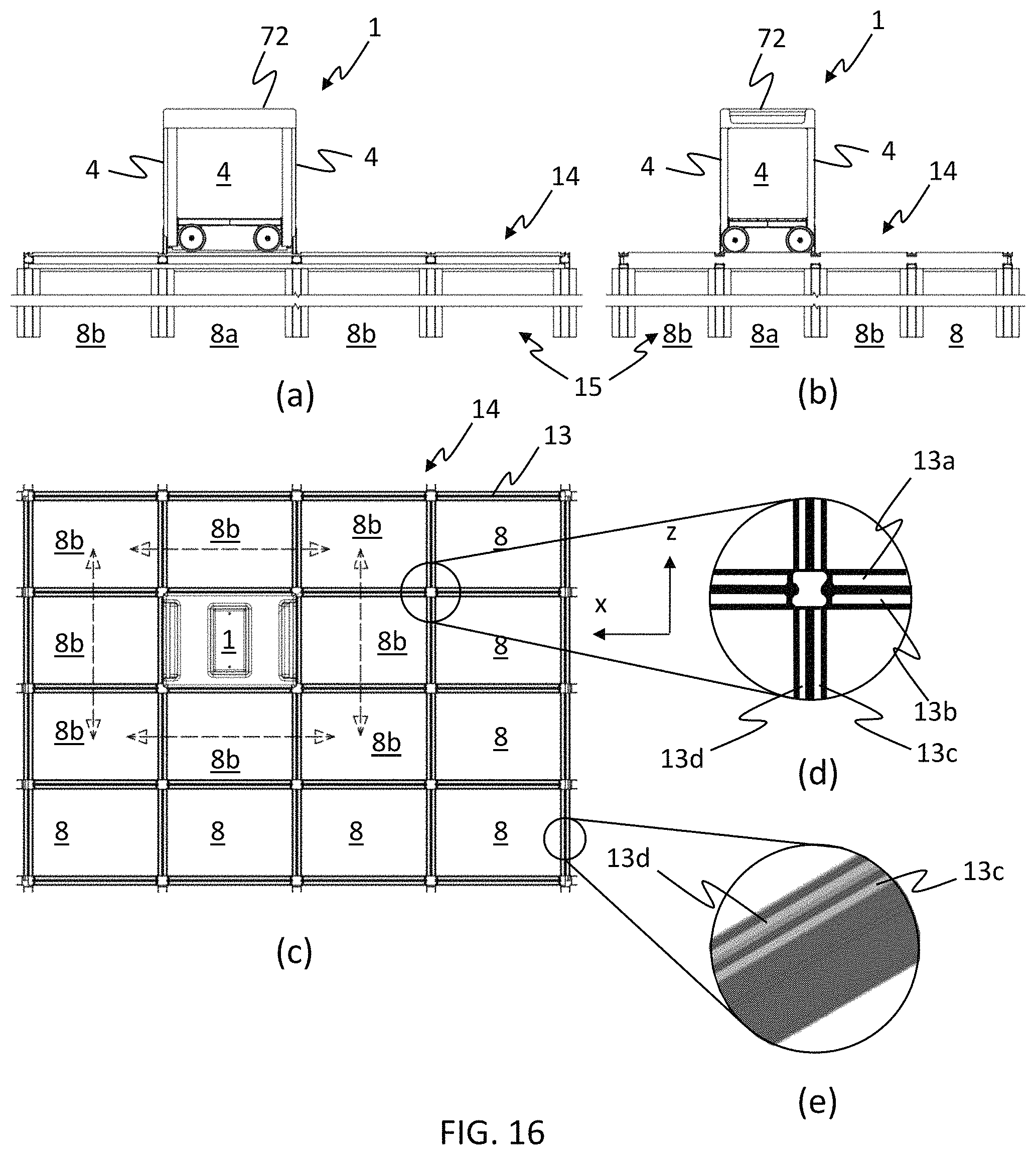 Patent US11772892 Figure 15 – Remotely operated vehicle for a storage system