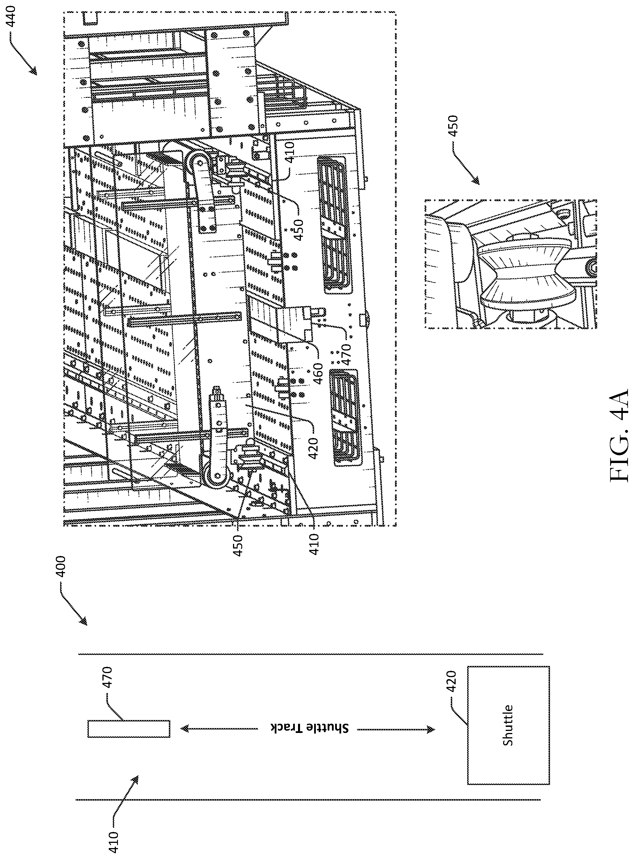 Patent US11772893 Figure 5 – Transition components for gaps in shuttle rails
