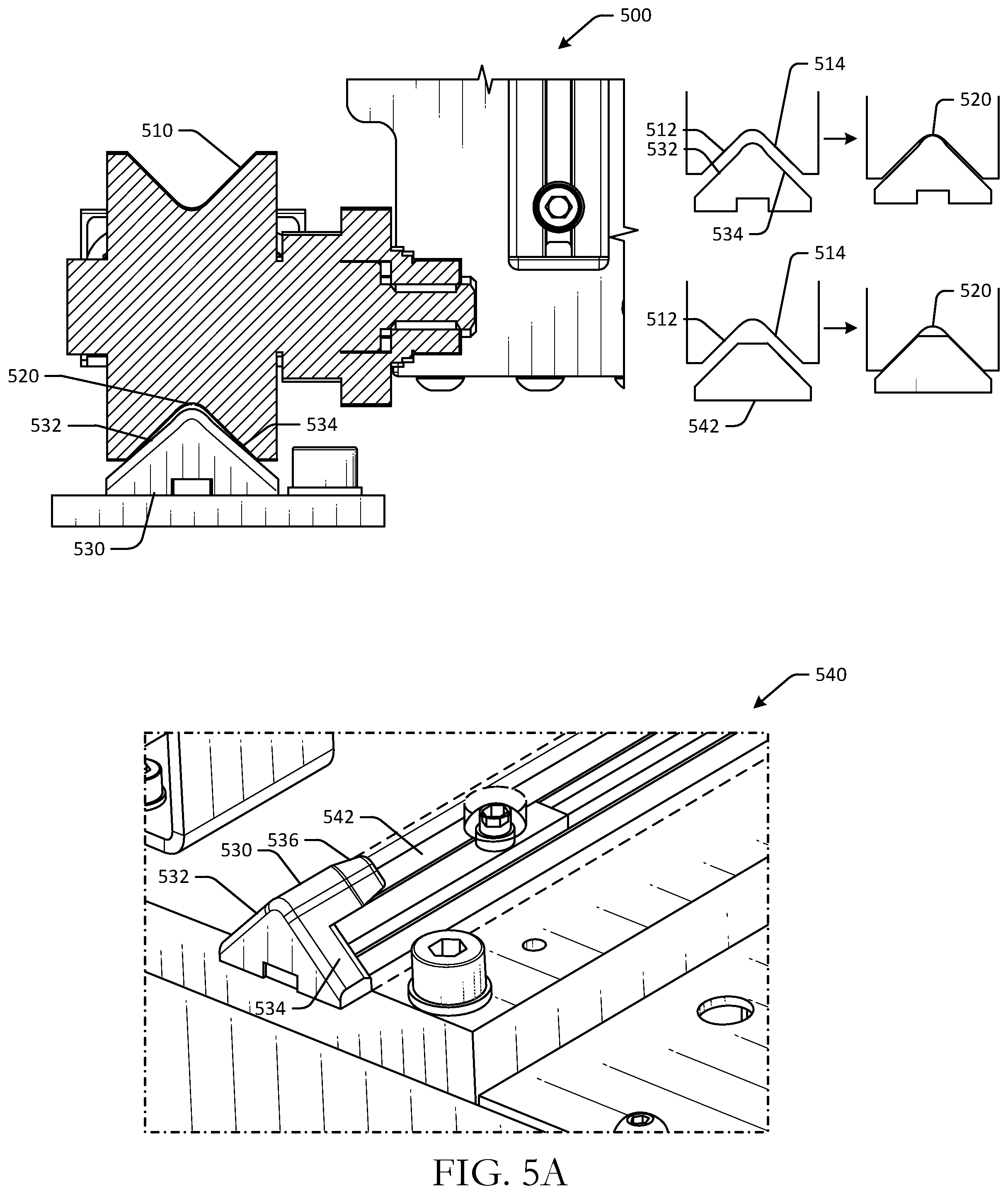 Patent US11772893 Figure 7 – Transition components for gaps in shuttle rails