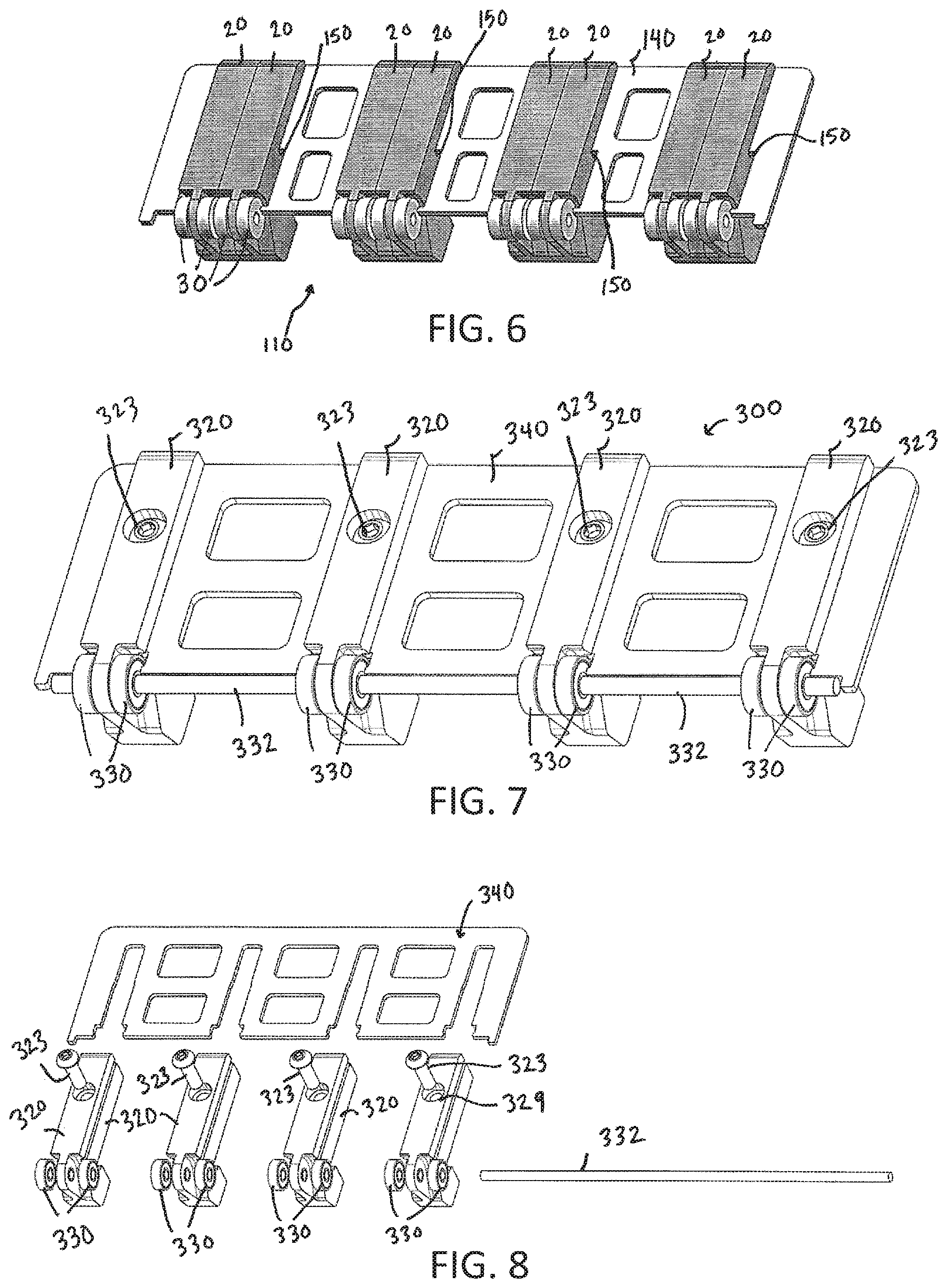 Patent US11772896 Figure 3 – Modular noseroller assembly for a conveyor