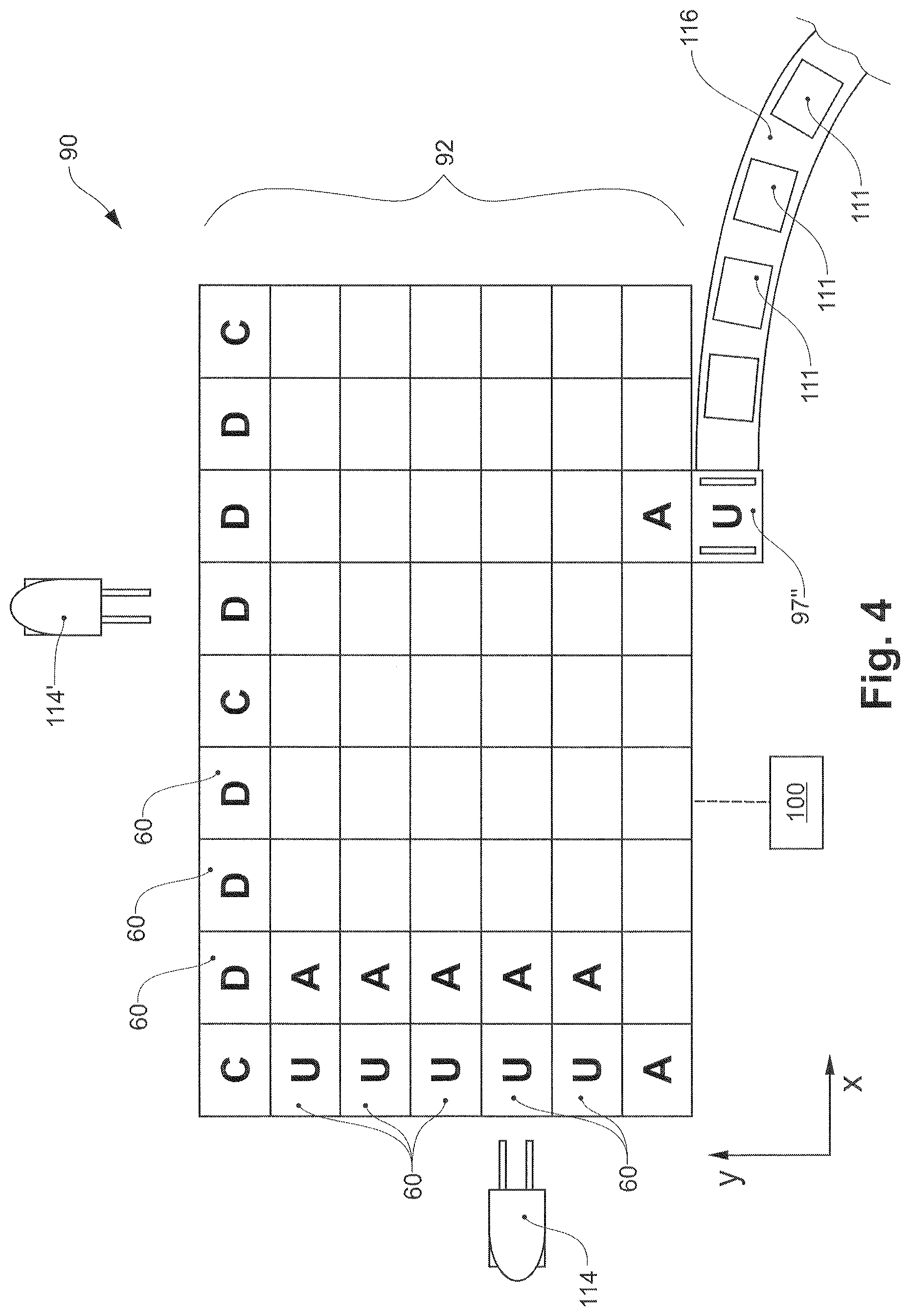 Patent US11772898 Figure 4 – Devices and installations for the automated storage and commissioning of goods and methods for operating such devices and installations