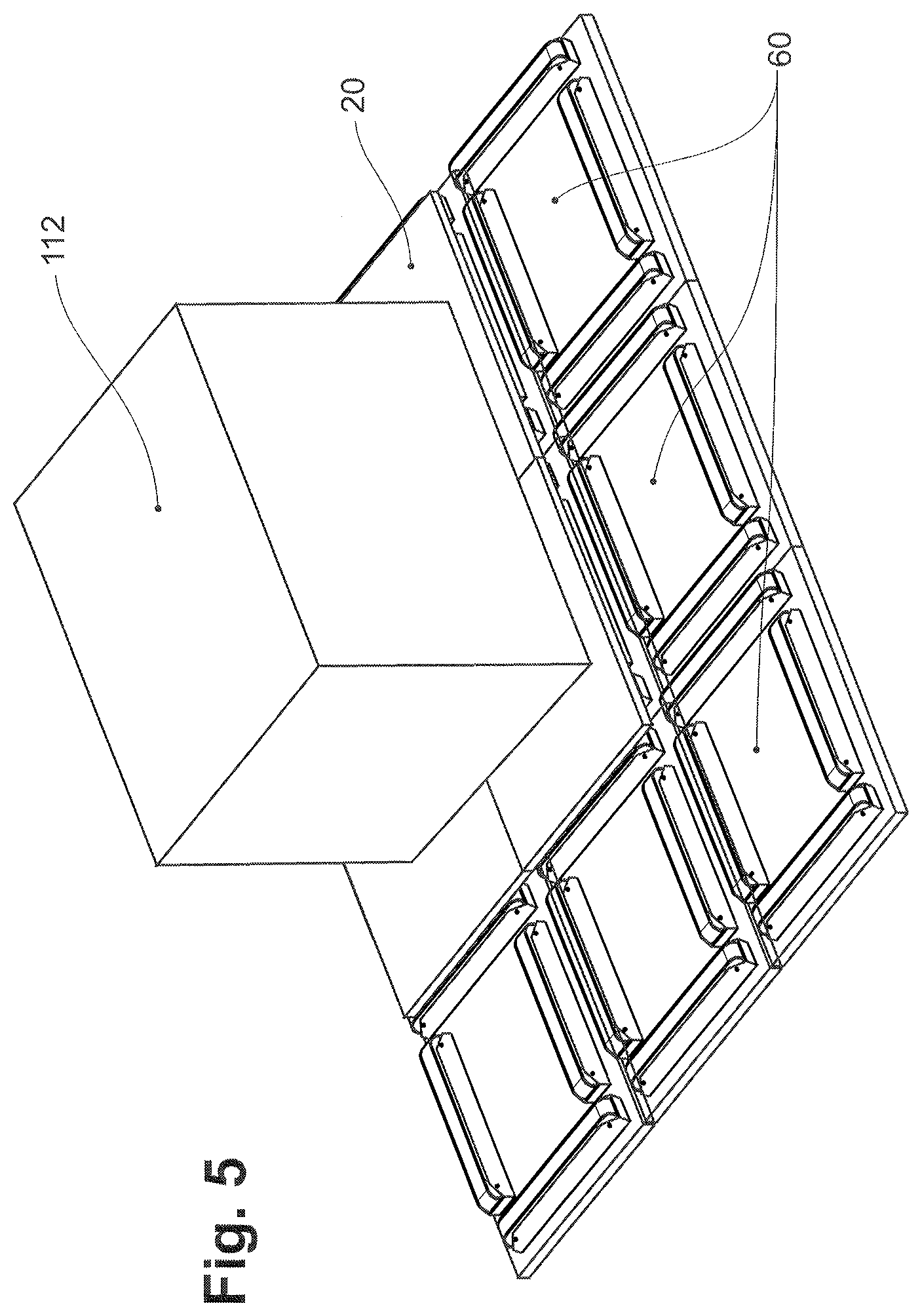 Patent US11772898 Figure 5 – Devices and installations for the automated storage and commissioning of goods and methods for operating such devices and installations