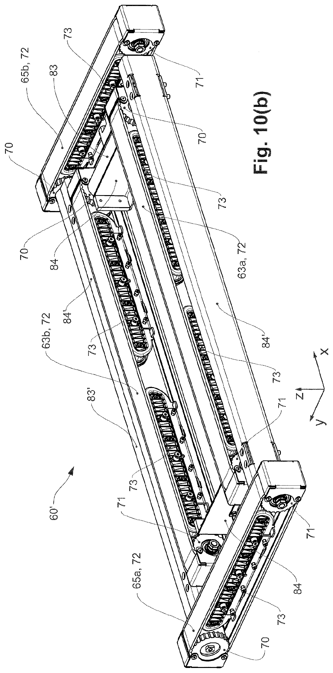 Patent US11772898 Figure 11 – Devices and installations for the automated storage and commissioning of goods and methods for operating such devices and installations