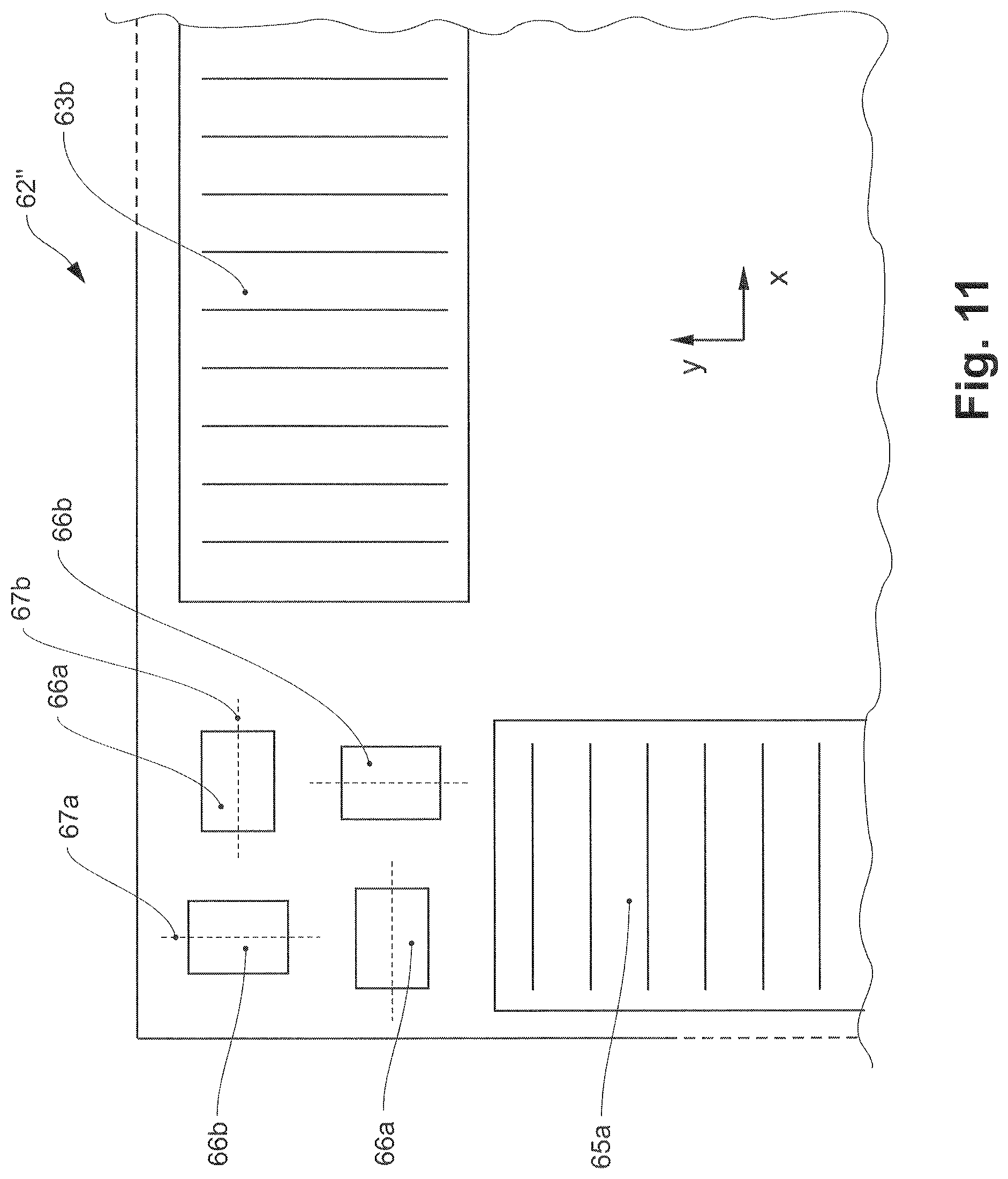 Patent US11772898 Figure 12 – Devices and installations for the automated storage and commissioning of goods and methods for operating such devices and installations