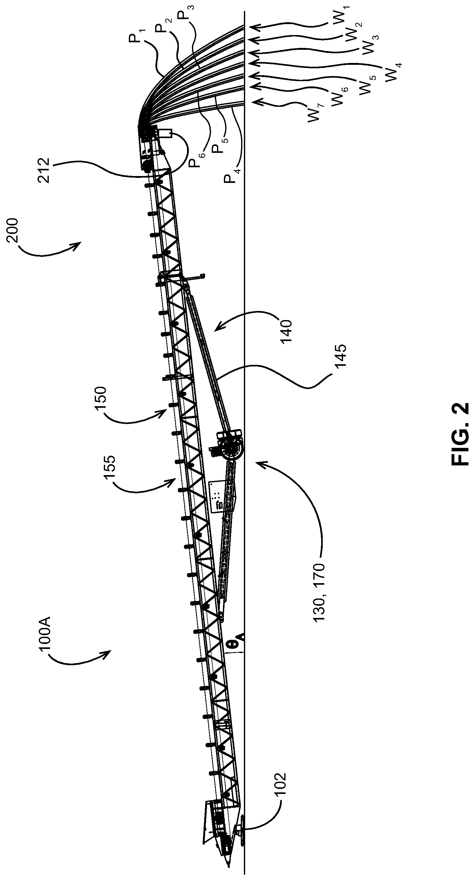Patent US11772901 Figure 2 – Conveyor stockpile desegregation systems, methods and apparatus