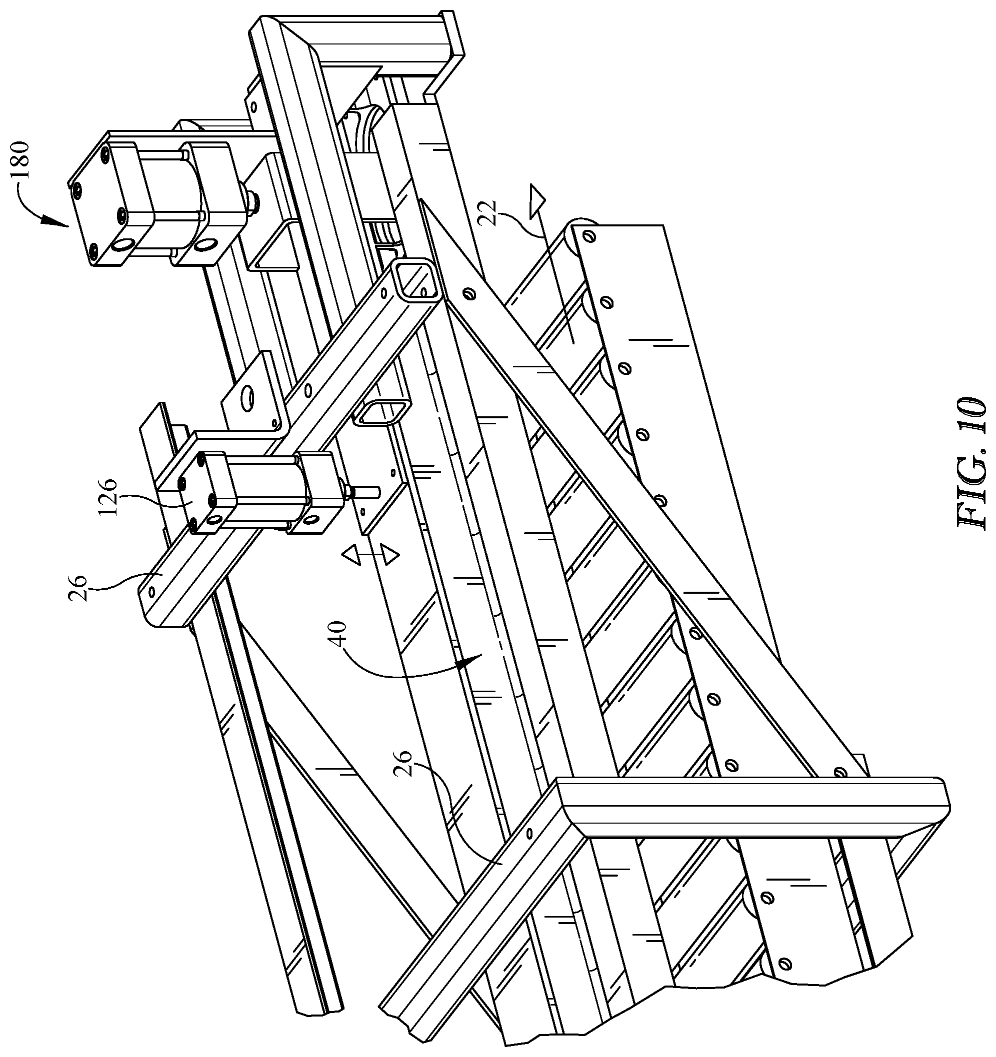 Patent US11772903 Figure 10 – Tie plate dispenser and method therefore