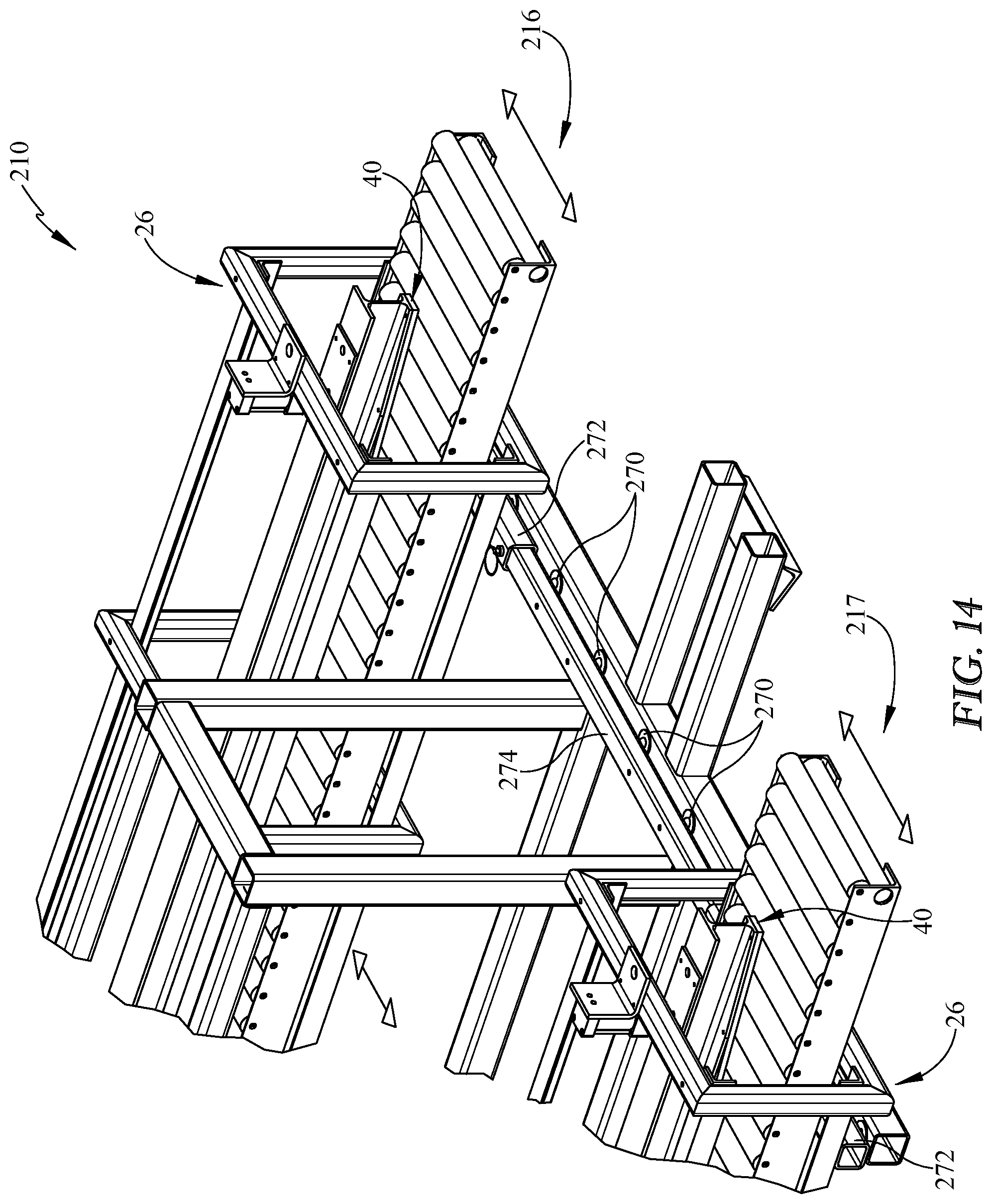 Patent US11772903 Figure 14 – Tie plate dispenser and method therefore