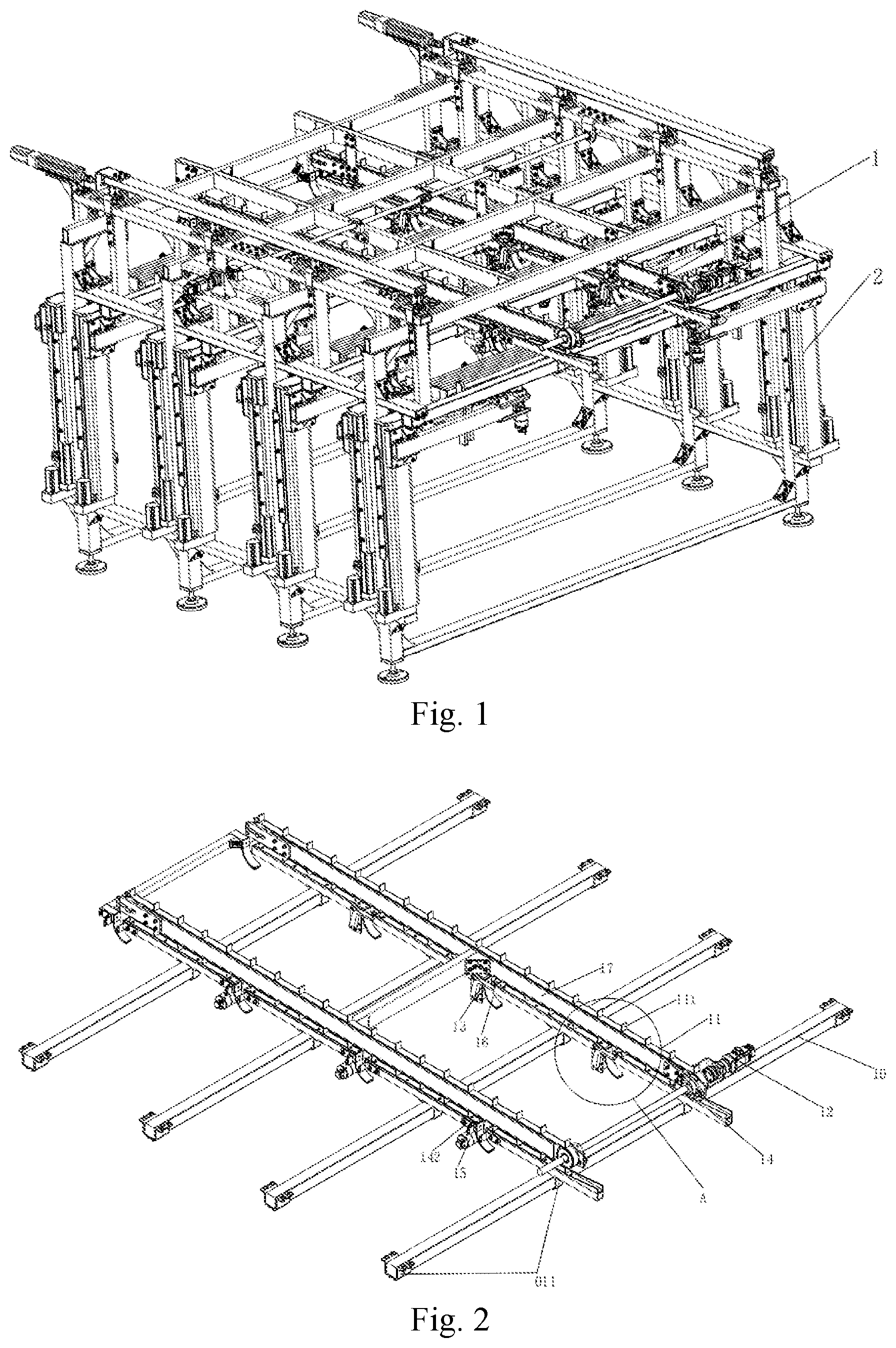 Patent US11772904 Figure 1 – Intelligent device for conveying, grading and aligning of tube products