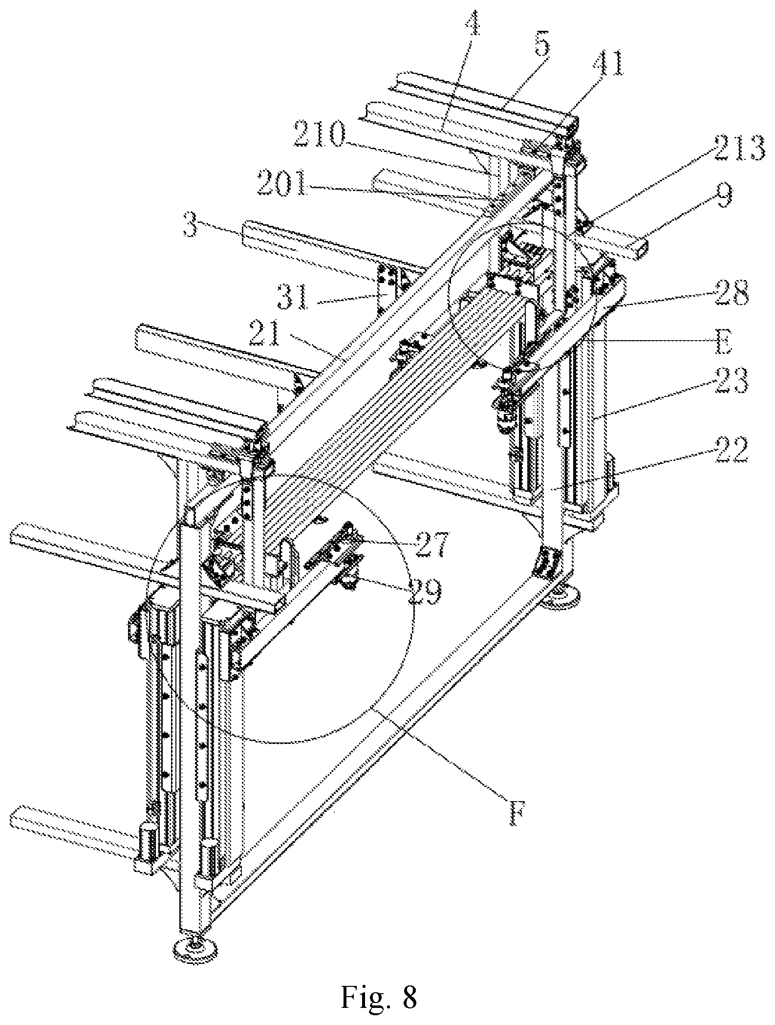 Patent US11772904 Figure 7 – Intelligent device for conveying, grading and aligning of tube products