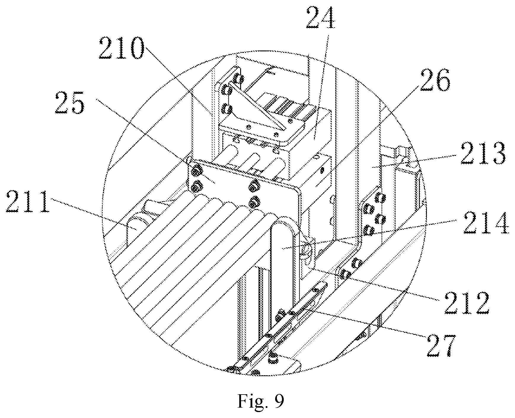 Patent US11772904 Figure 8 – Intelligent device for conveying, grading and aligning of tube products