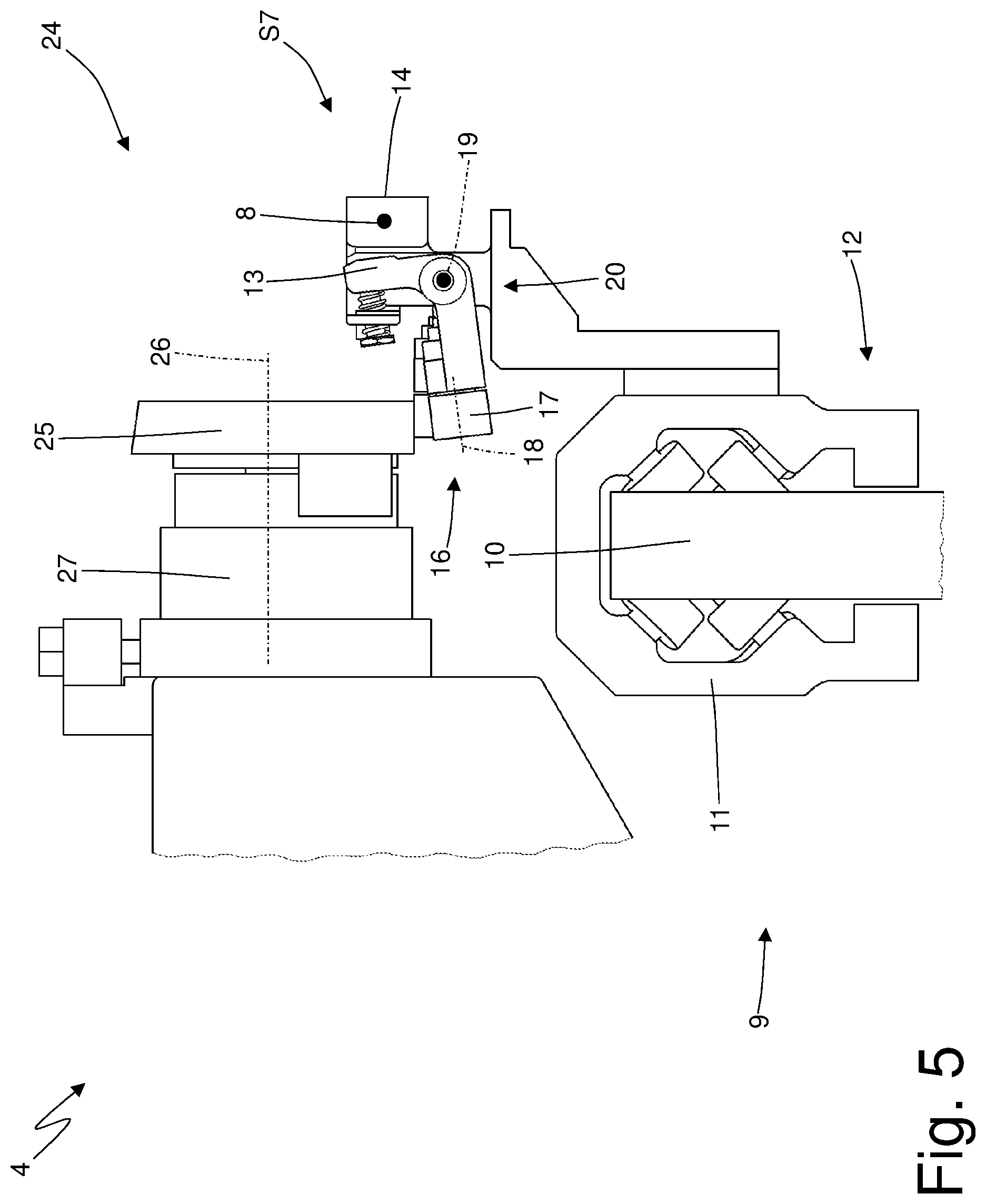 Patent US11772907 Figure 4 – Transport system for an at least partially complete cartridge, in particular for an electronic cigarette