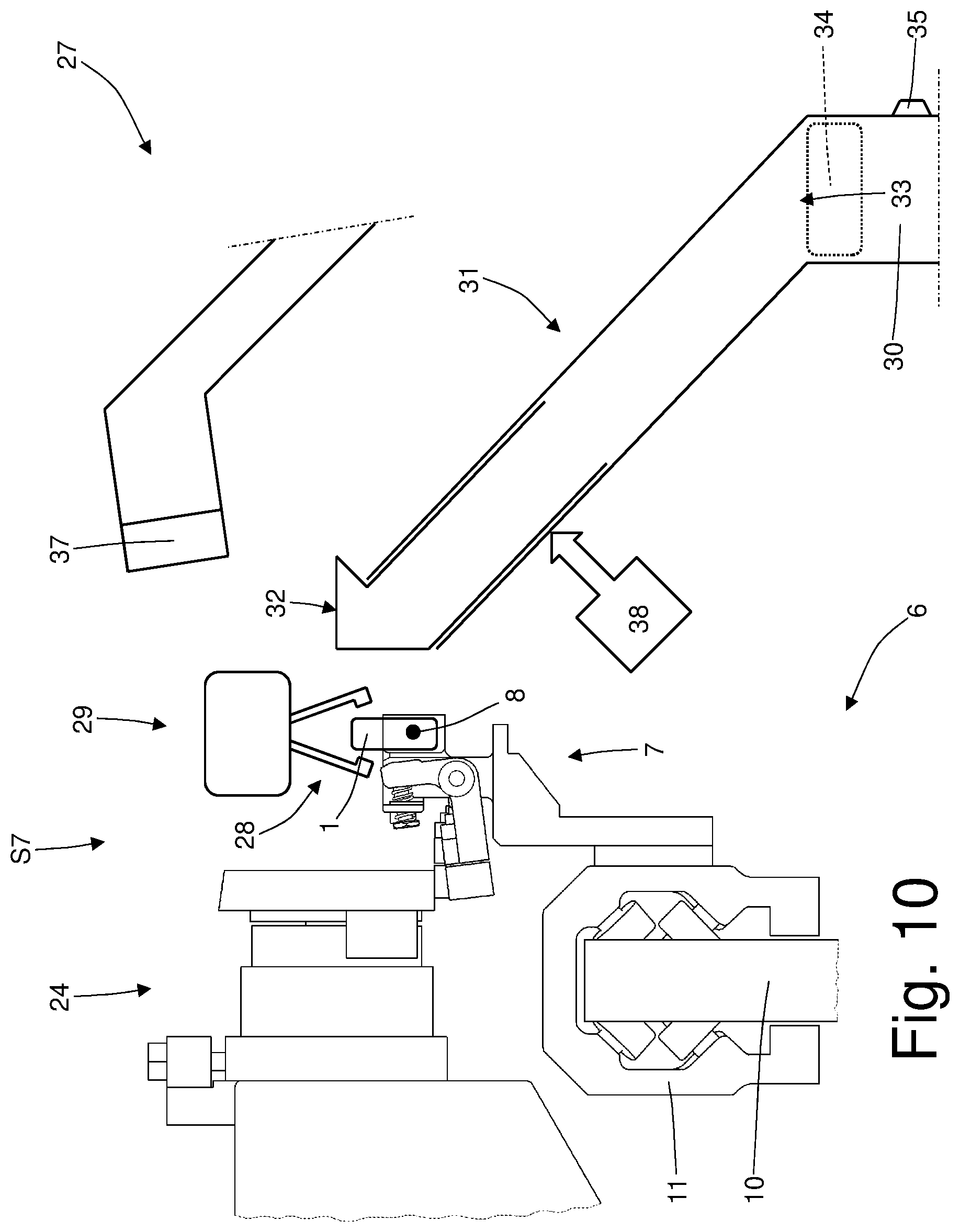 Patent US11772907 Figure 9 – Transport system for an at least partially complete cartridge, in particular for an electronic cigarette