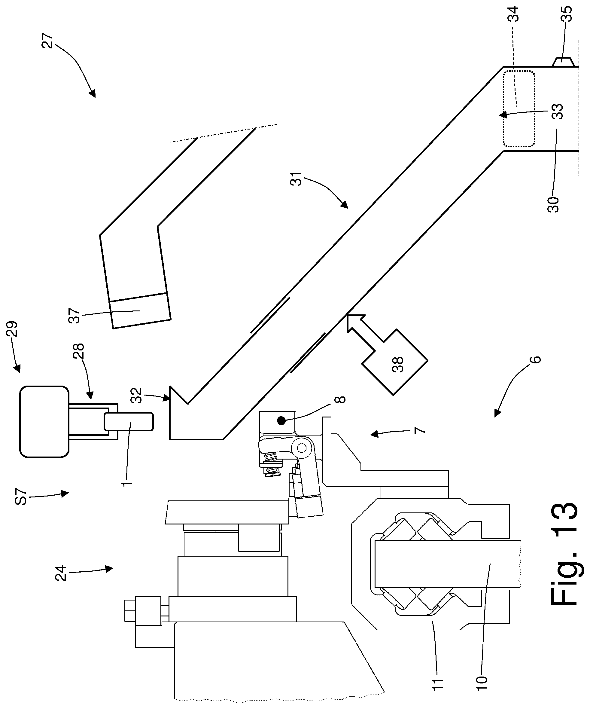 Patent US11772907 Figure 12 – Transport system for an at least partially complete cartridge, in particular for an electronic cigarette