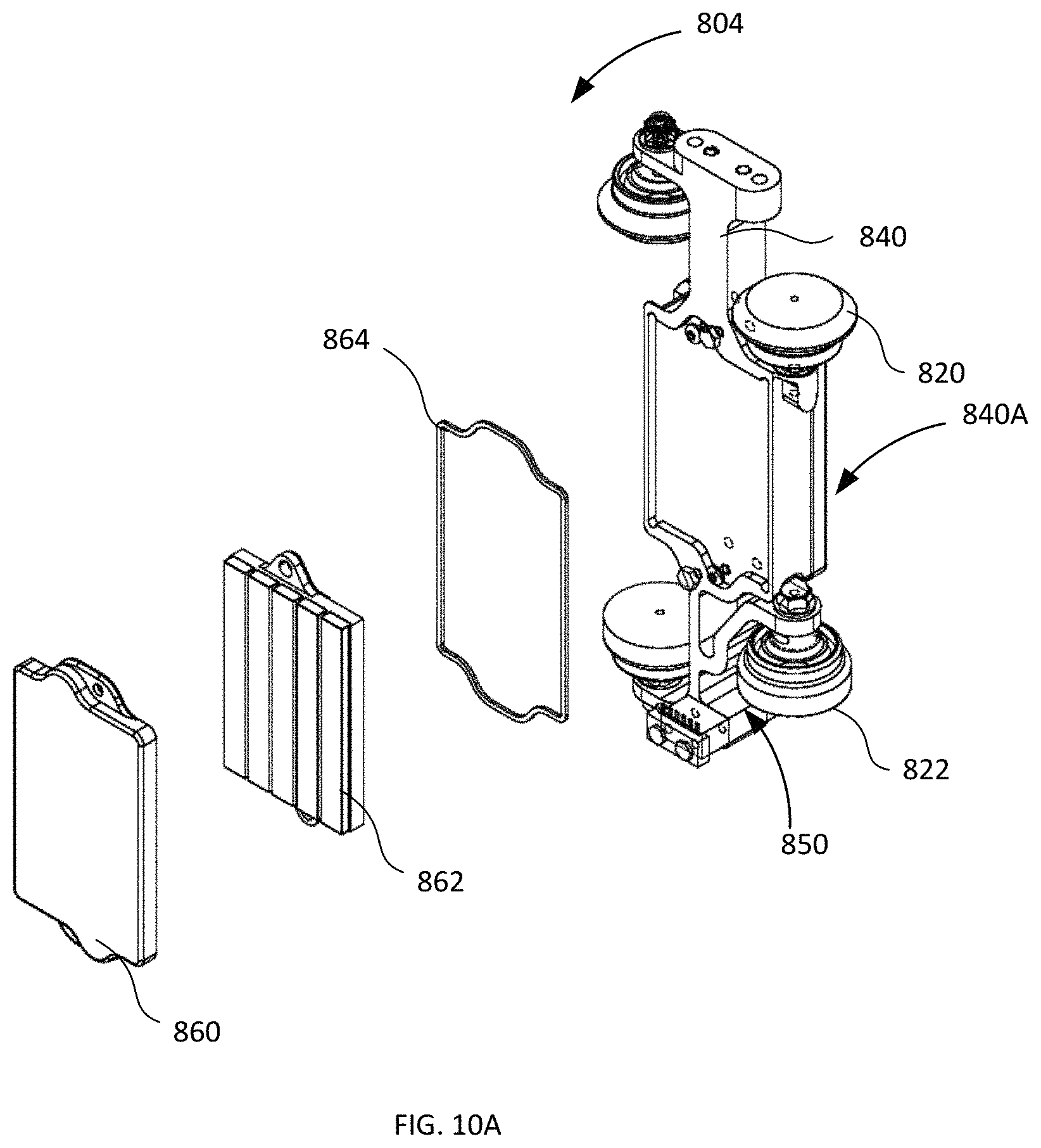 Patent US11772909 Figure 11 – Linear motor conveyor system and moving elements therefor providing a reduced tooling pitch