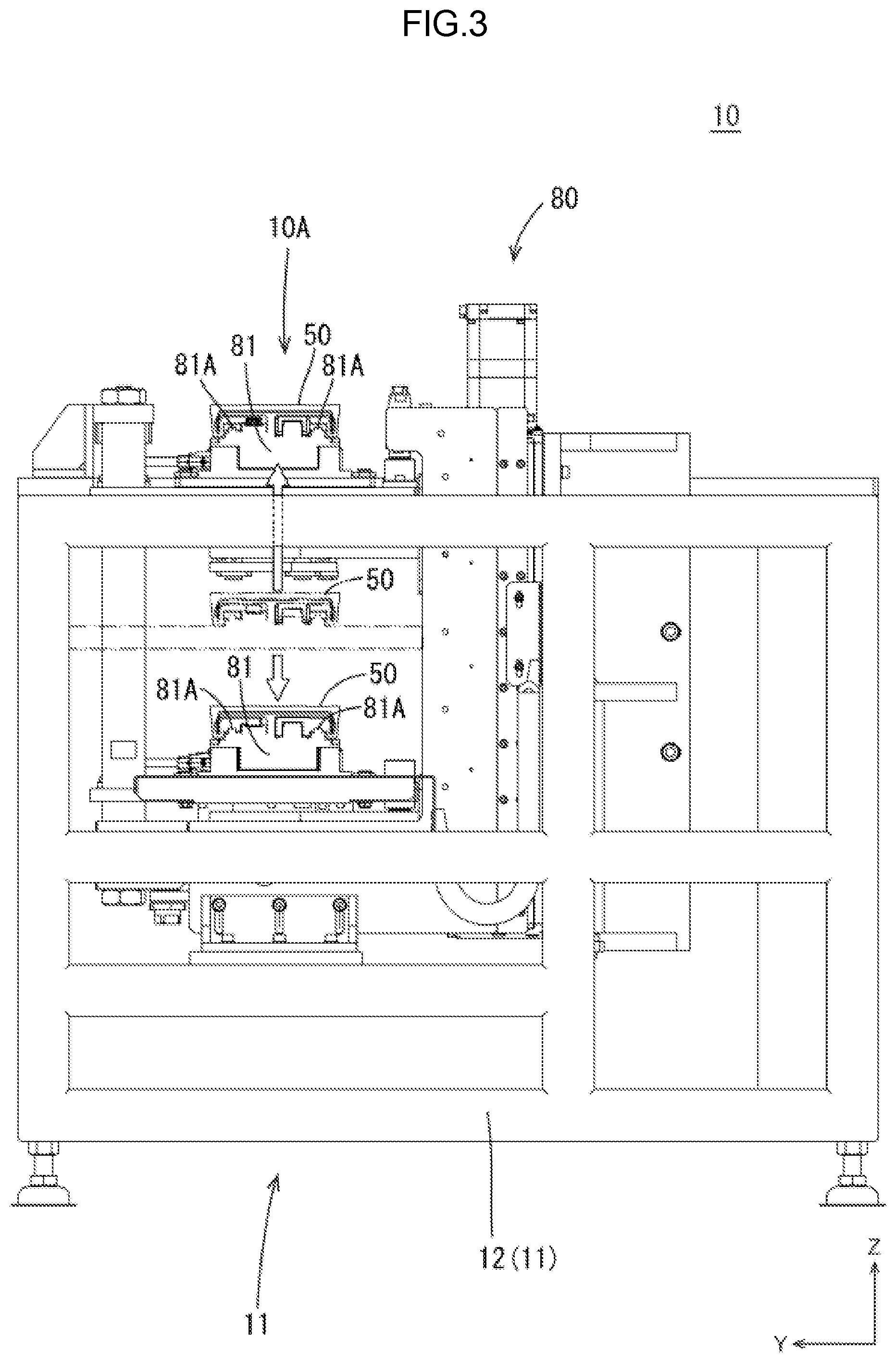 Patent US11772910 Figure 3 – Linear conveyor