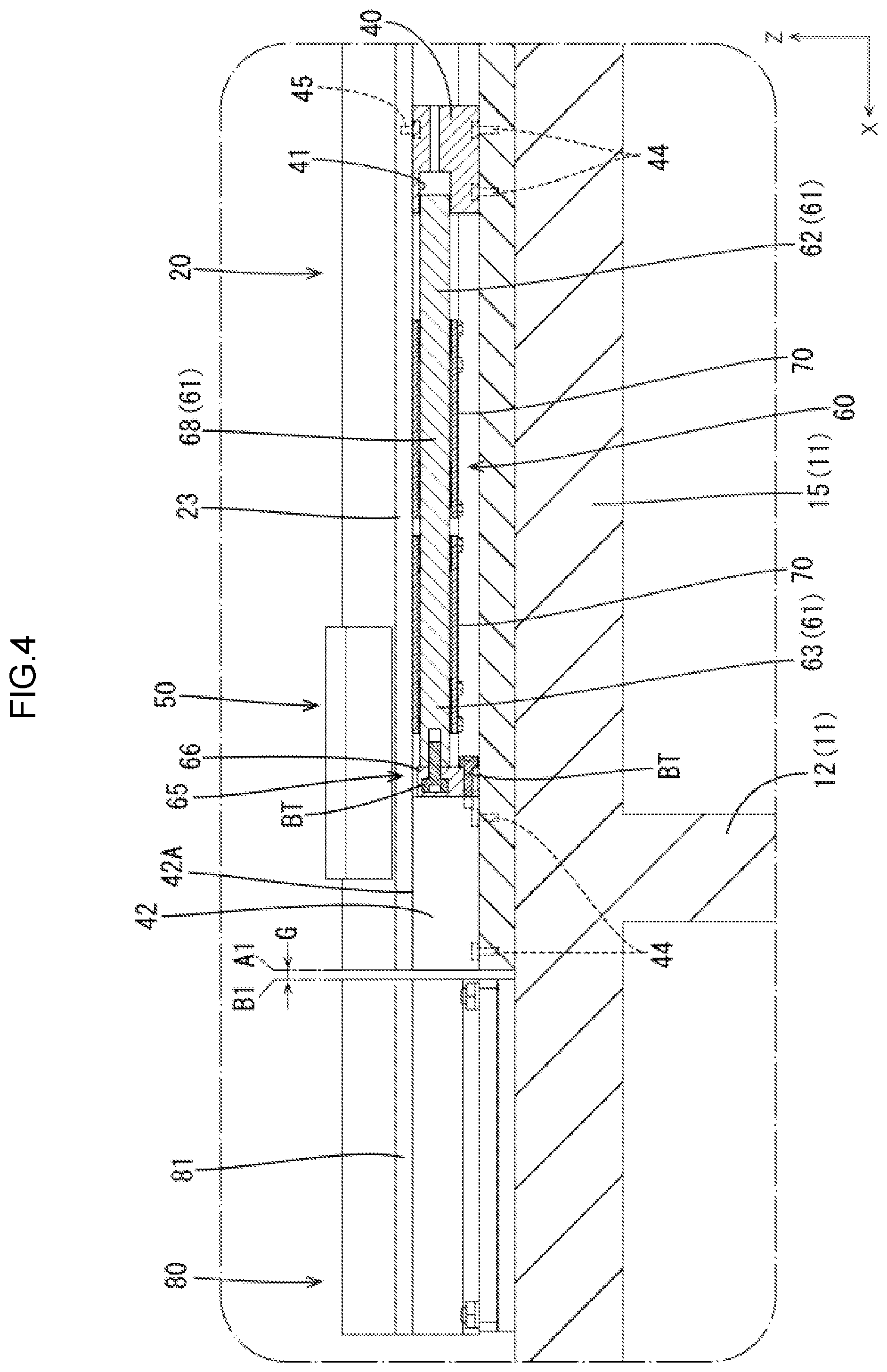 Patent US11772910 Figure 4 – Linear conveyor