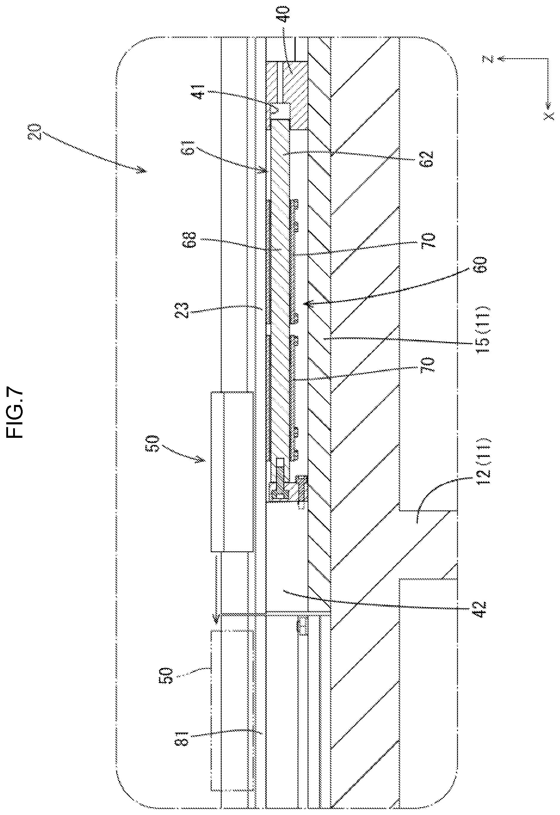 Patent US11772910 Figure 7 – Linear conveyor