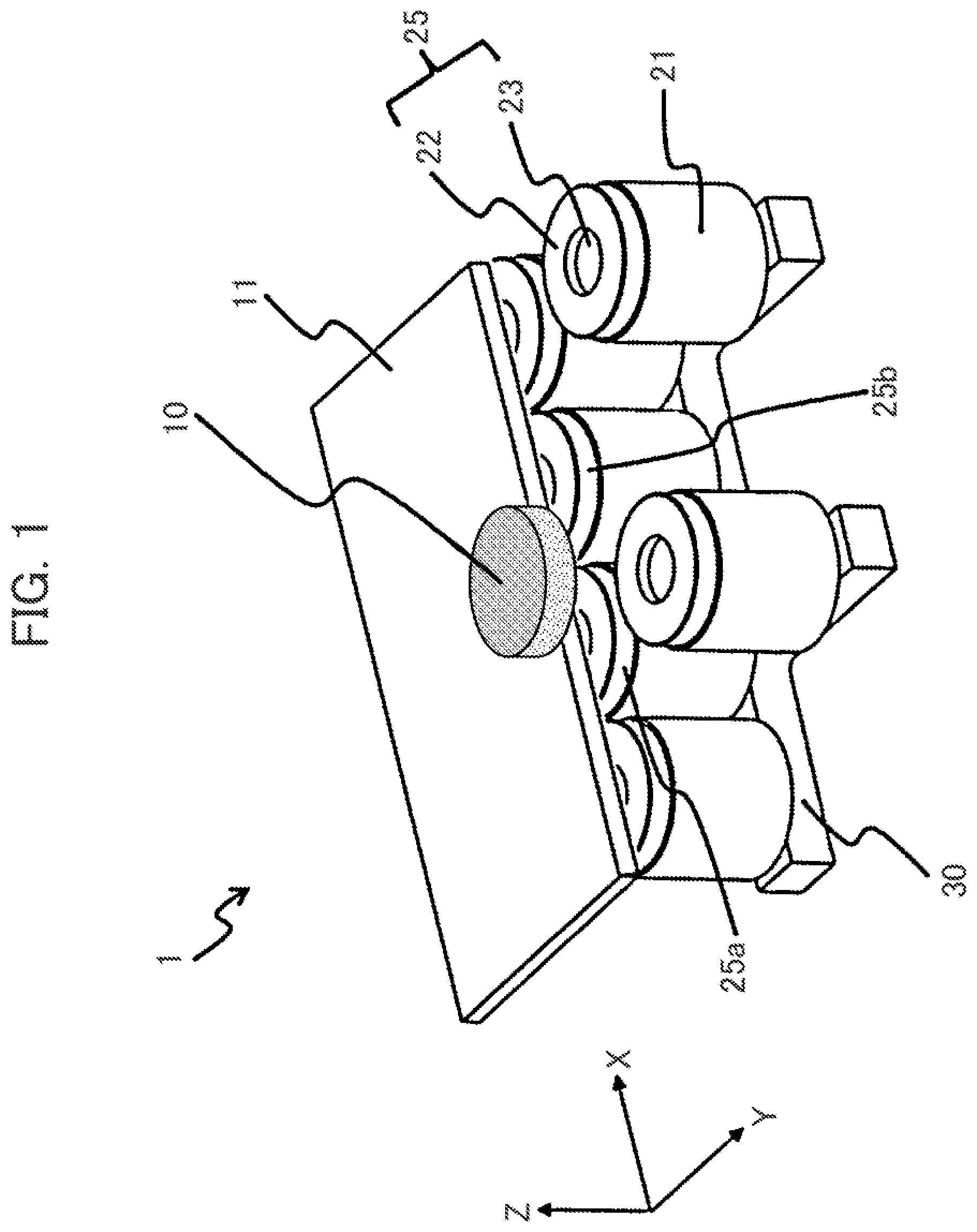 Patent US11772911 Figure 1 – Conveying device