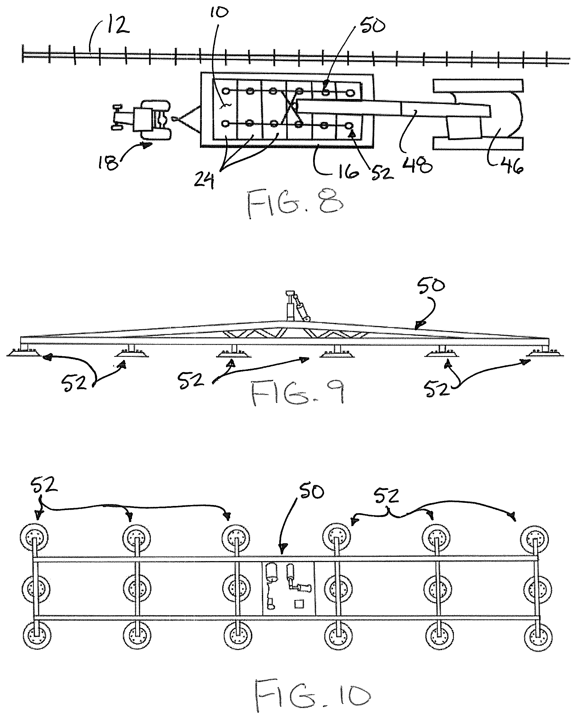 Patent US11772913 Figure 4 – Solar panel handling and installation method