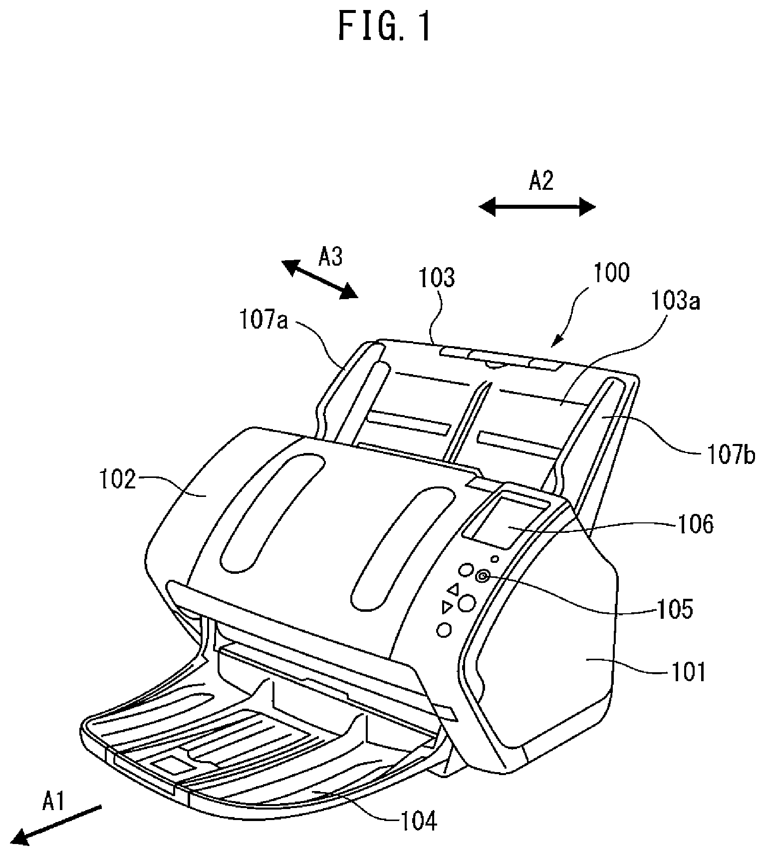 Patent US11772918 Figure 1 – Medium conveying apparatus for detecting a folding of a medium