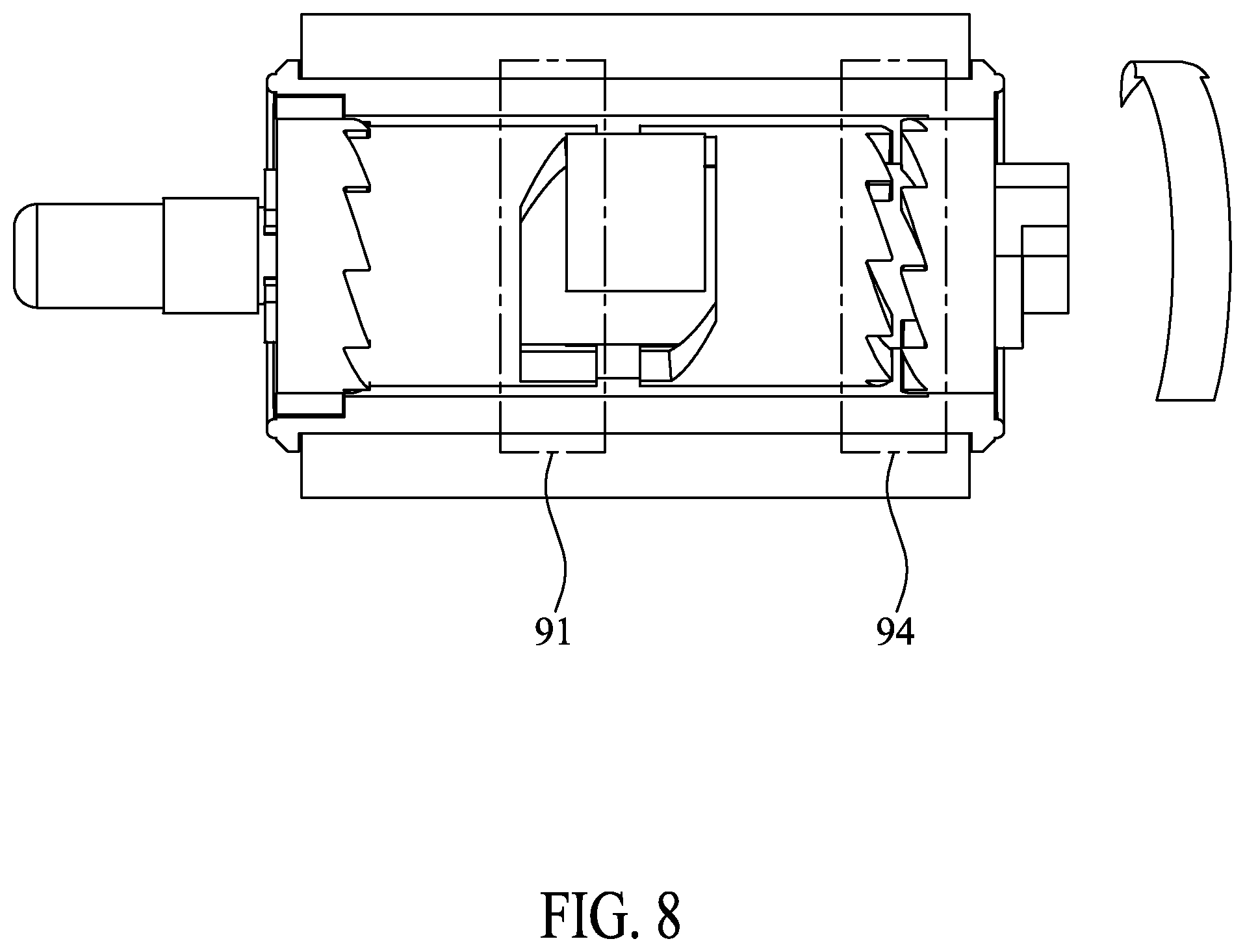 Patent US11772919 Figure 8 – Bi-directional paper pickup mechanism