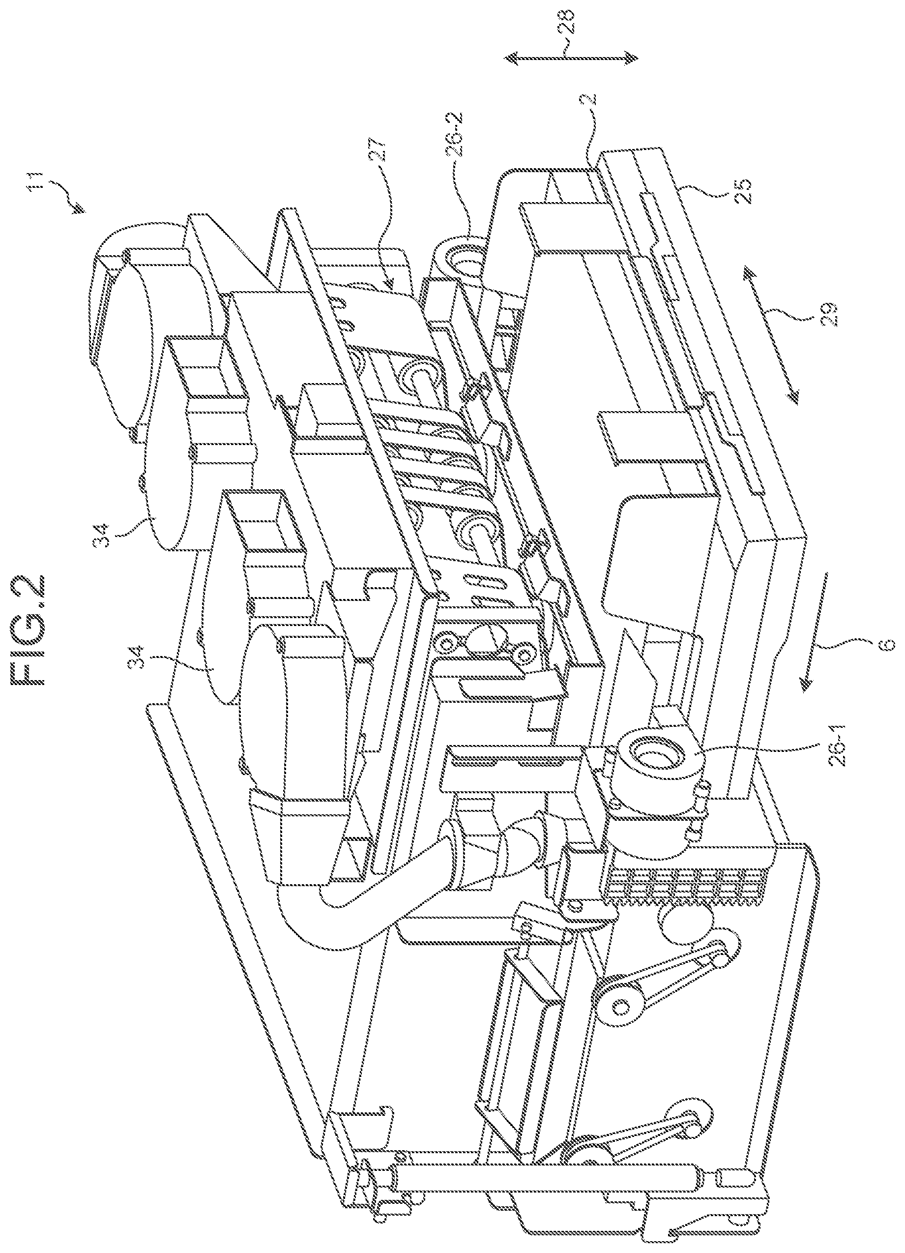 Patent US11772920 Figure 2 – Medium conveying apparatus
