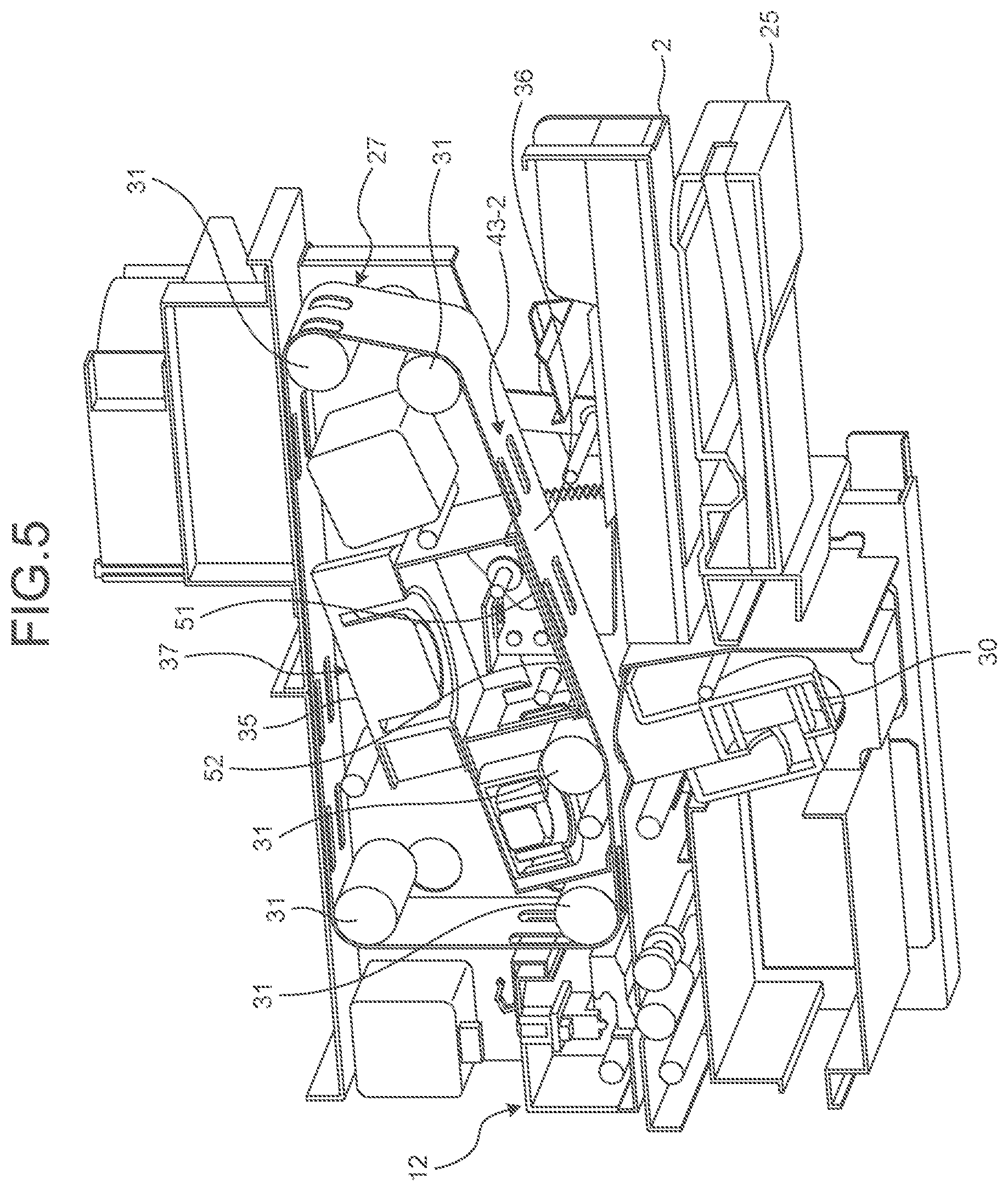 Patent US11772920 Figure 5 – Medium conveying apparatus