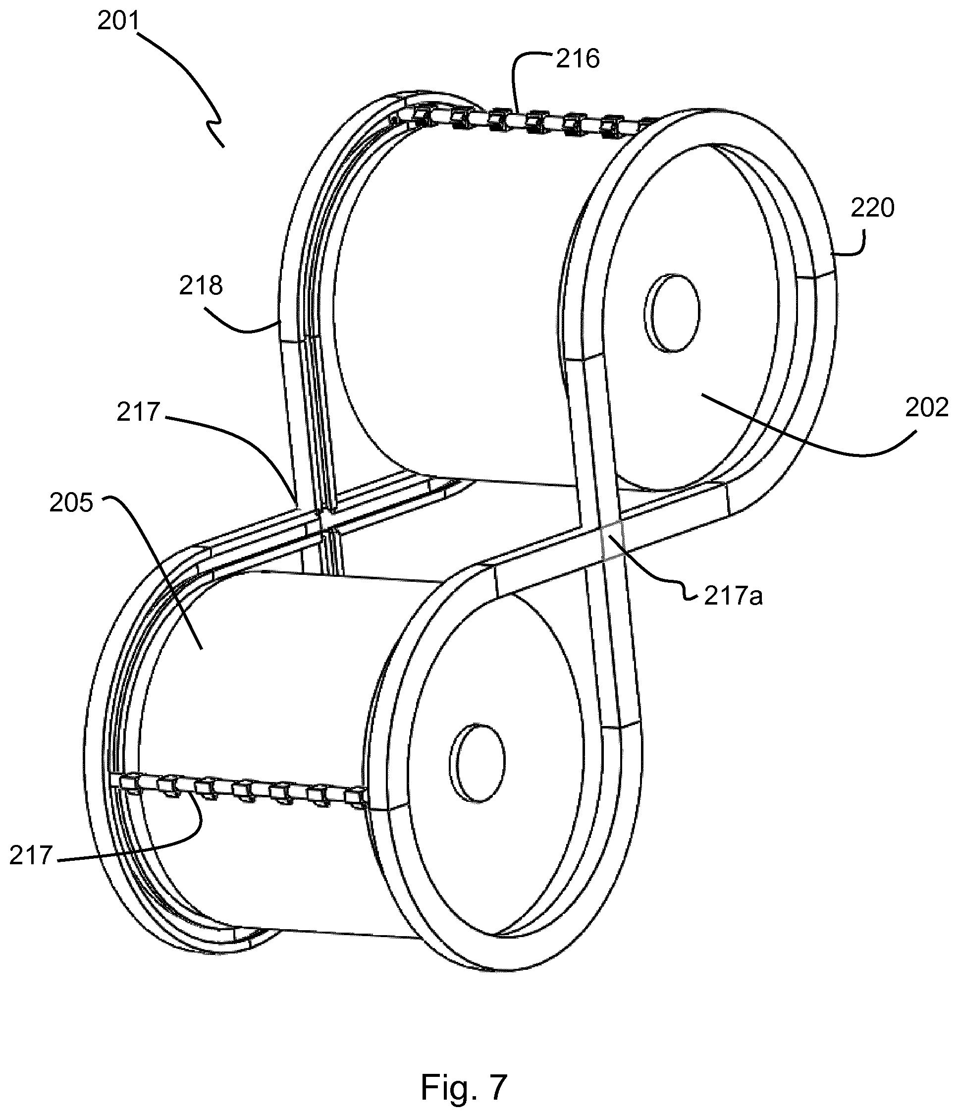 Patent US11772921 Figure 6 – Printing system comprising a transport apparatus engaged with a track and method of printing