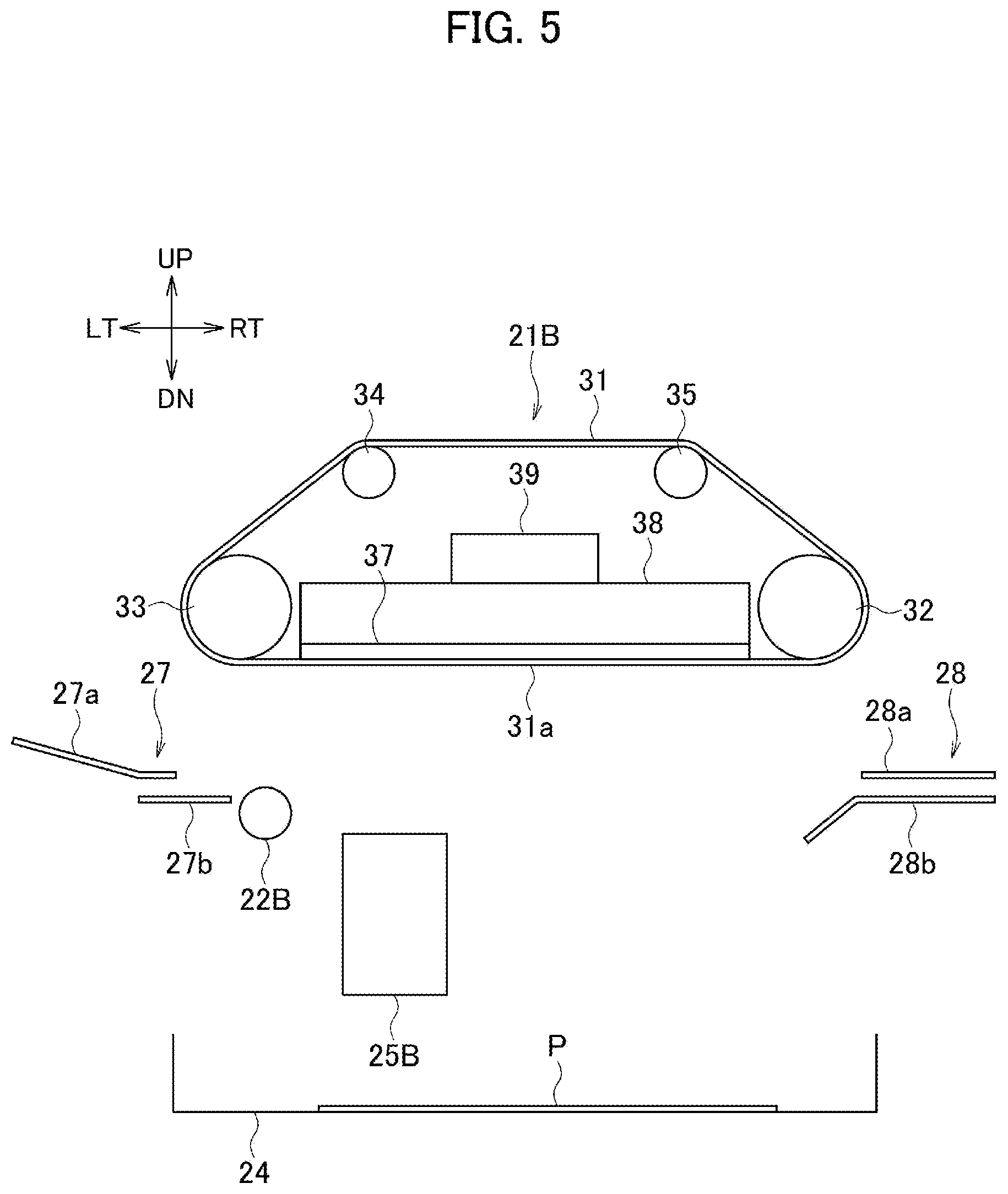 Patent US11772922 Figure 4 – Conveying apparatus with conveyance surface facing downward