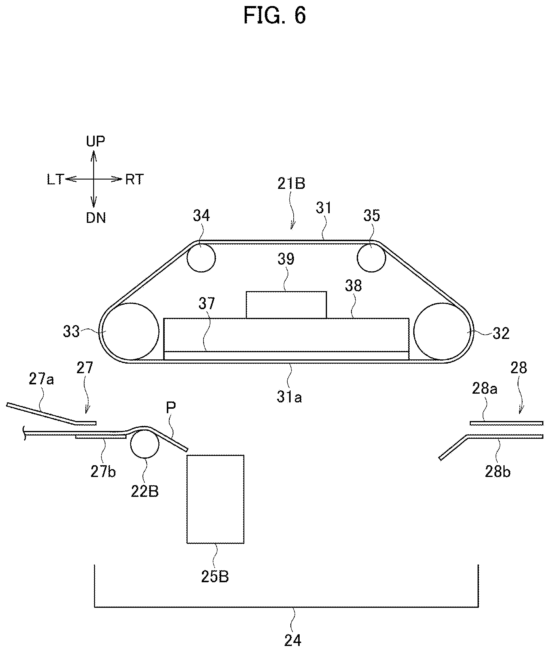 Patent US11772922 Figure 5 – Conveying apparatus with conveyance surface facing downward