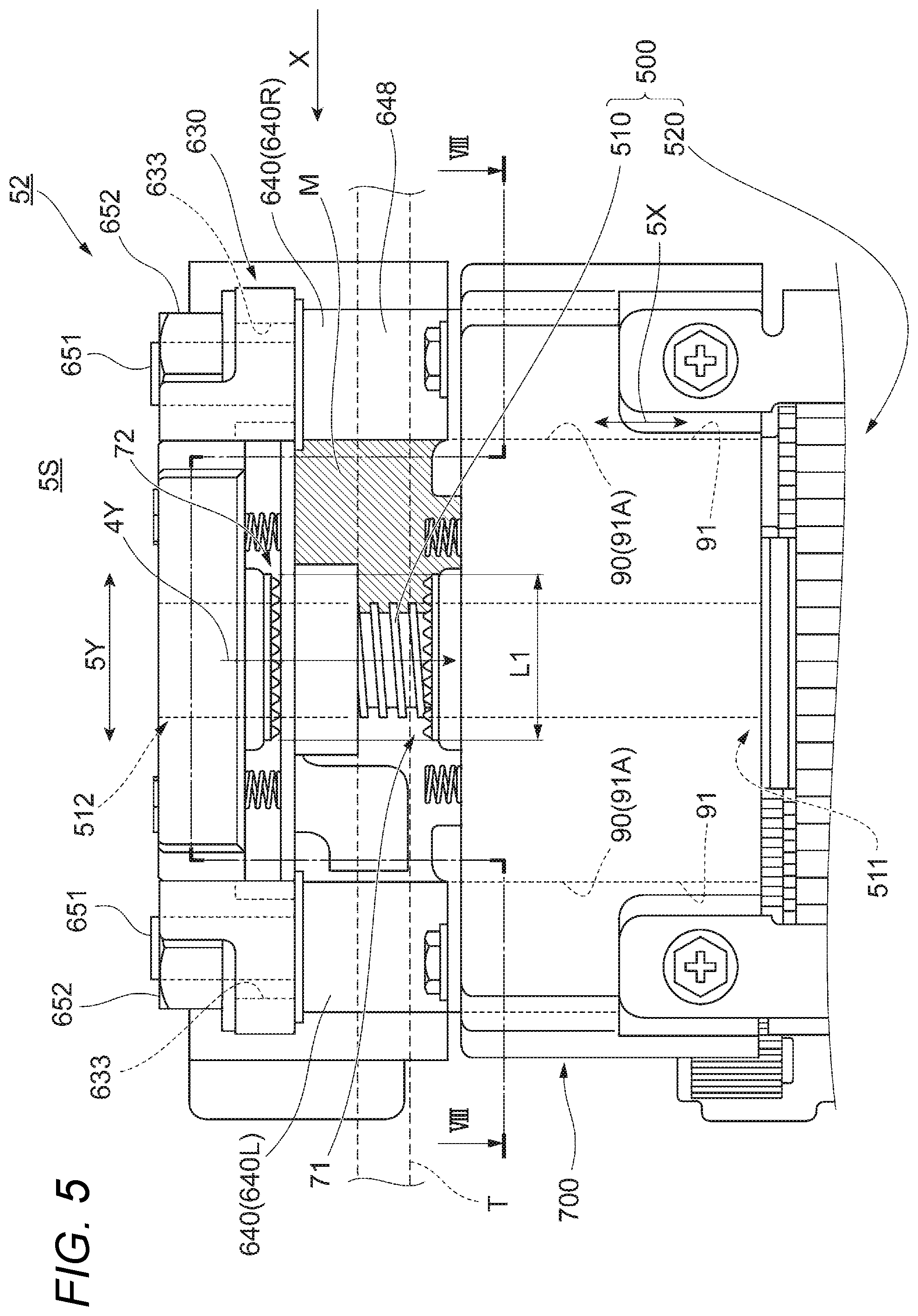 Patent US11772925 Figure 5 – Recording material processing apparatus