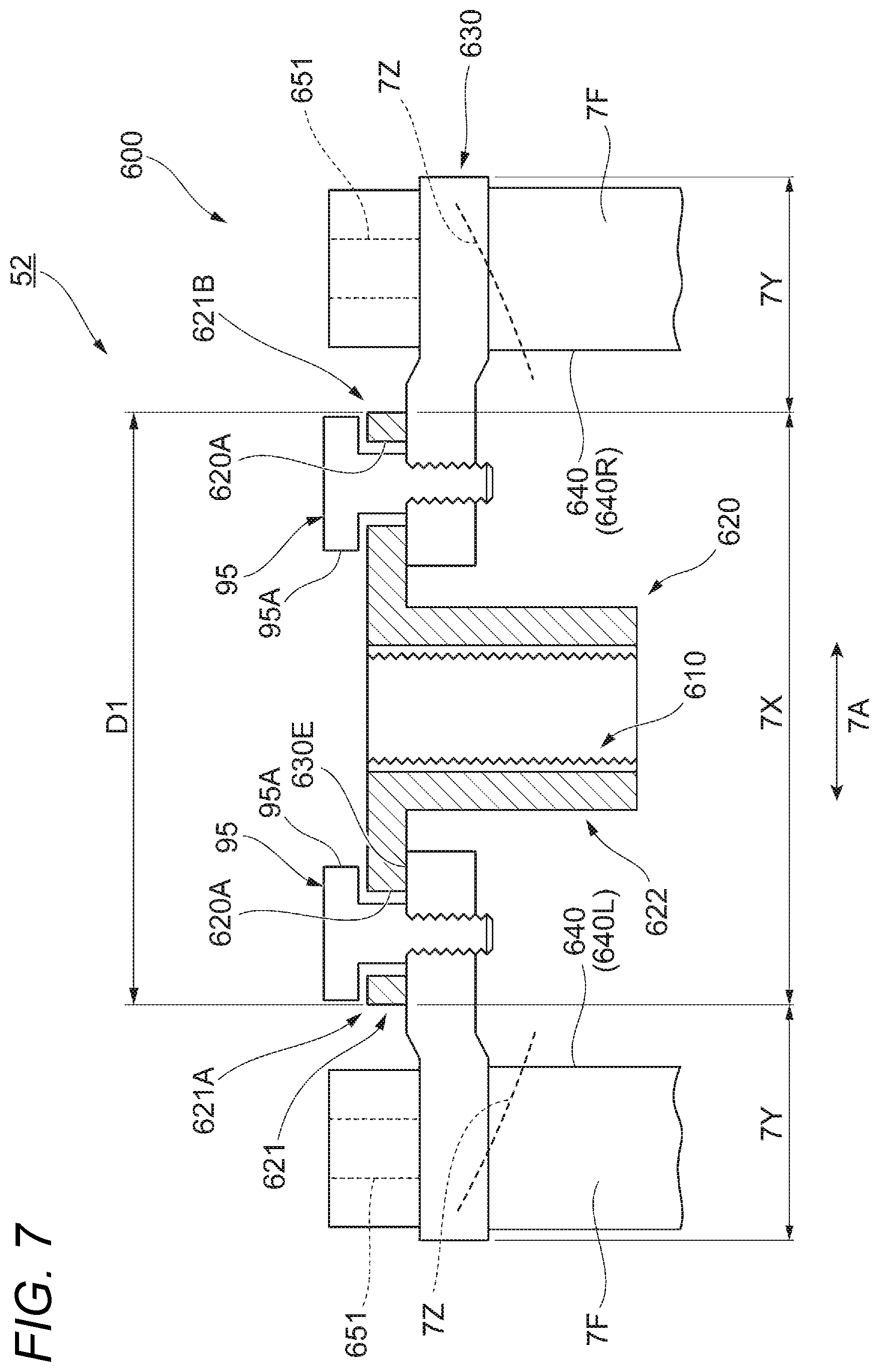 Patent US11772925 Figure 7 – Recording material processing apparatus