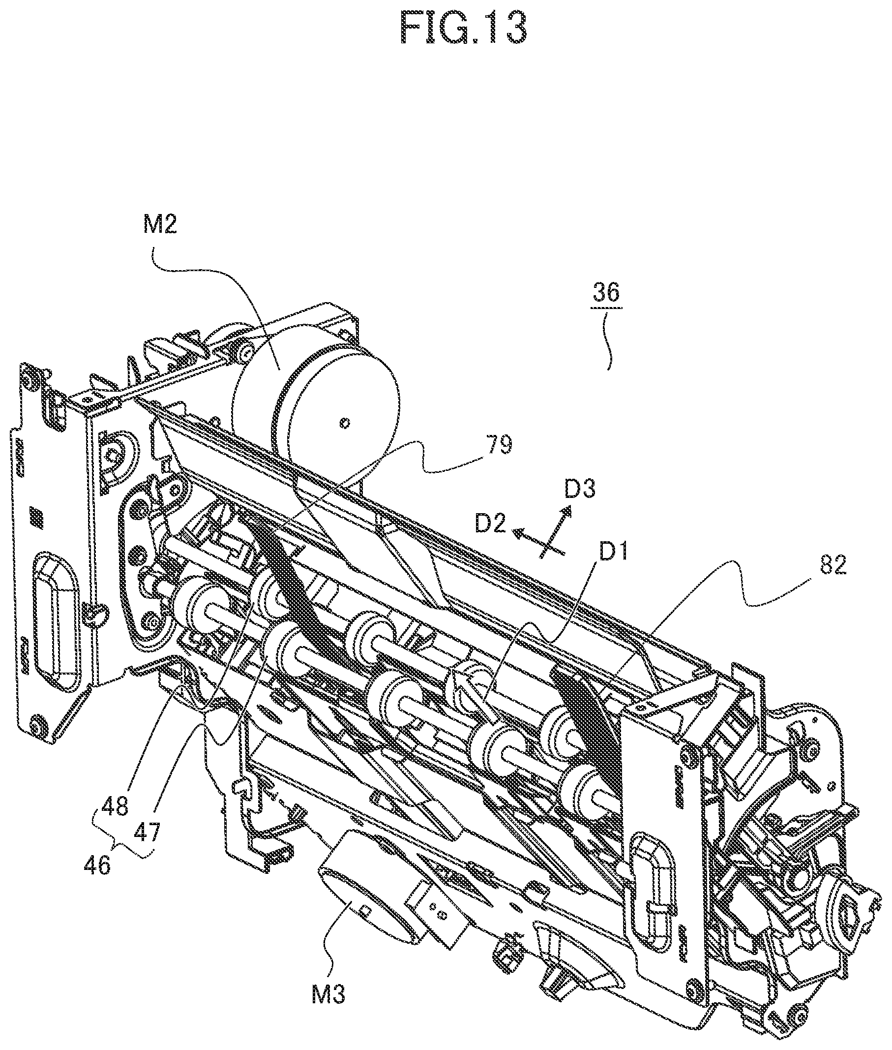 Patent US11772926 Figure 13 – Sheet discharging apparatus, sheet processing apparatus, and image forming system