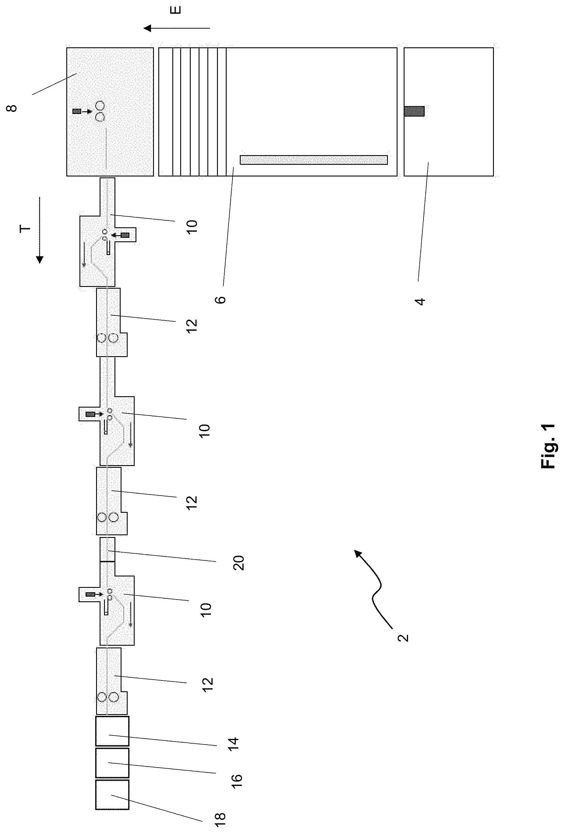 Patent US11772927 Figure 1 – Cross-fold module for a folding machine, and folding machine equipped therewith