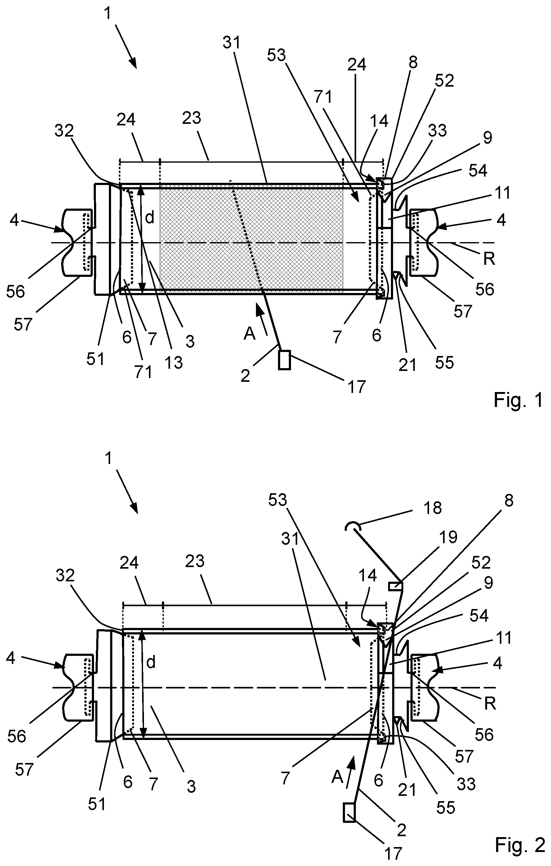 Patent US11772928 Figure 1 – Device and method for winding a thread