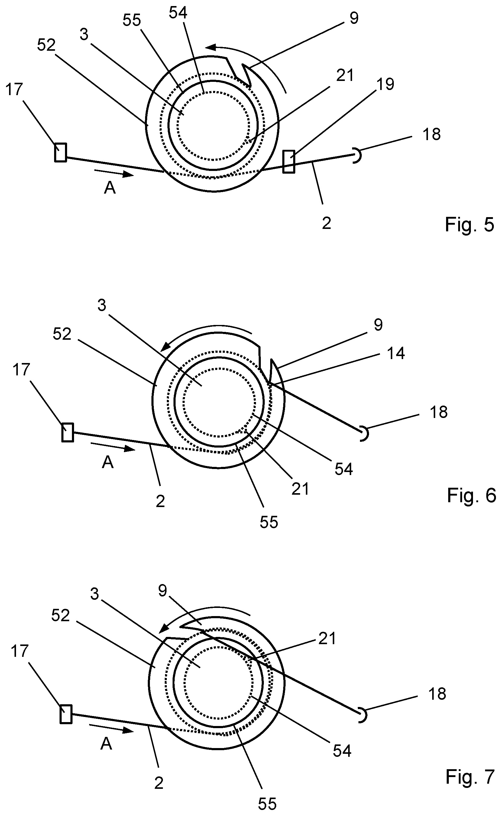 Patent US11772928 Figure 3 – Device and method for winding a thread