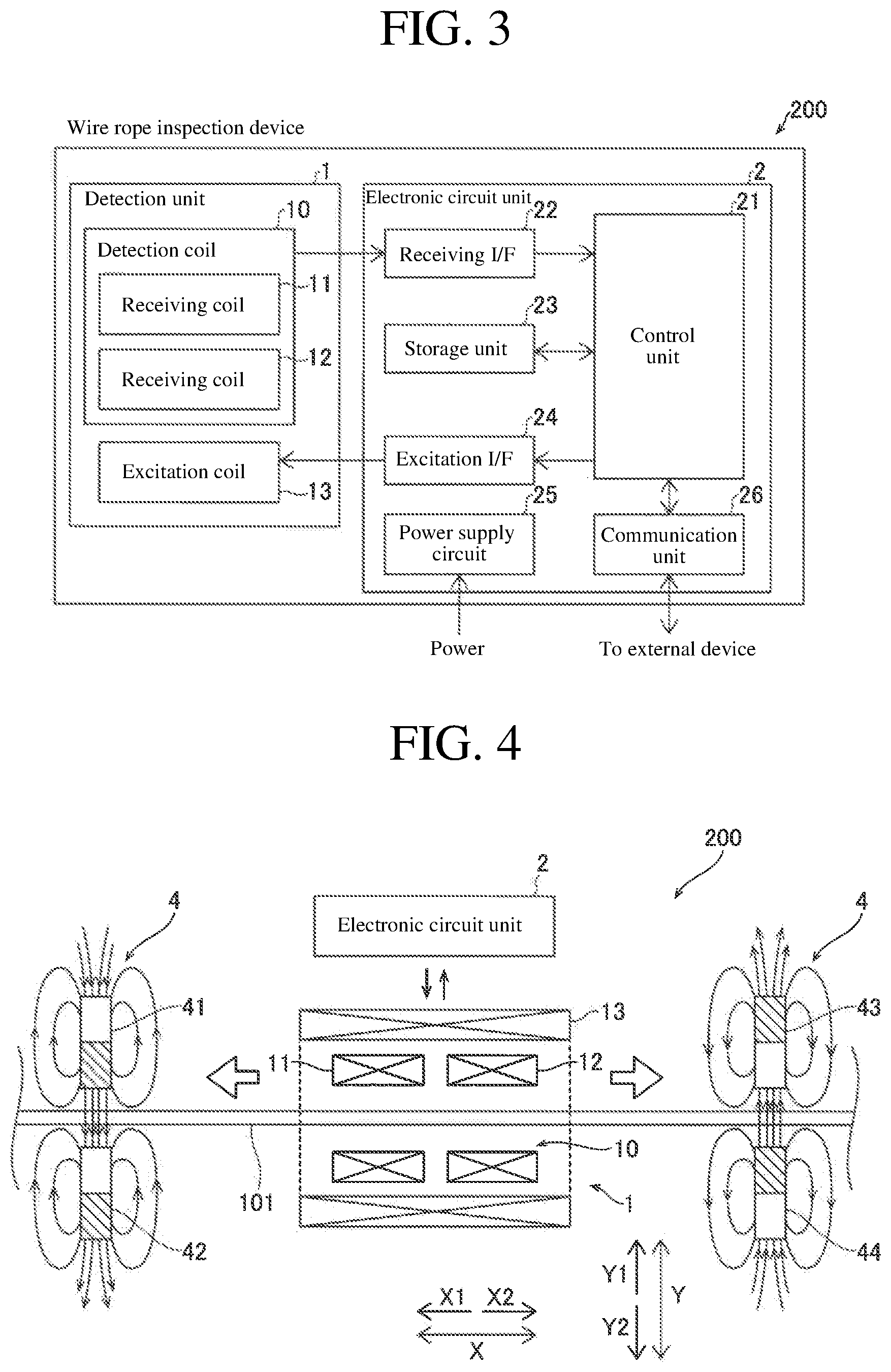 Patent US11772935 Figure 2 – Wire rope inspection system and wire rope inspection method