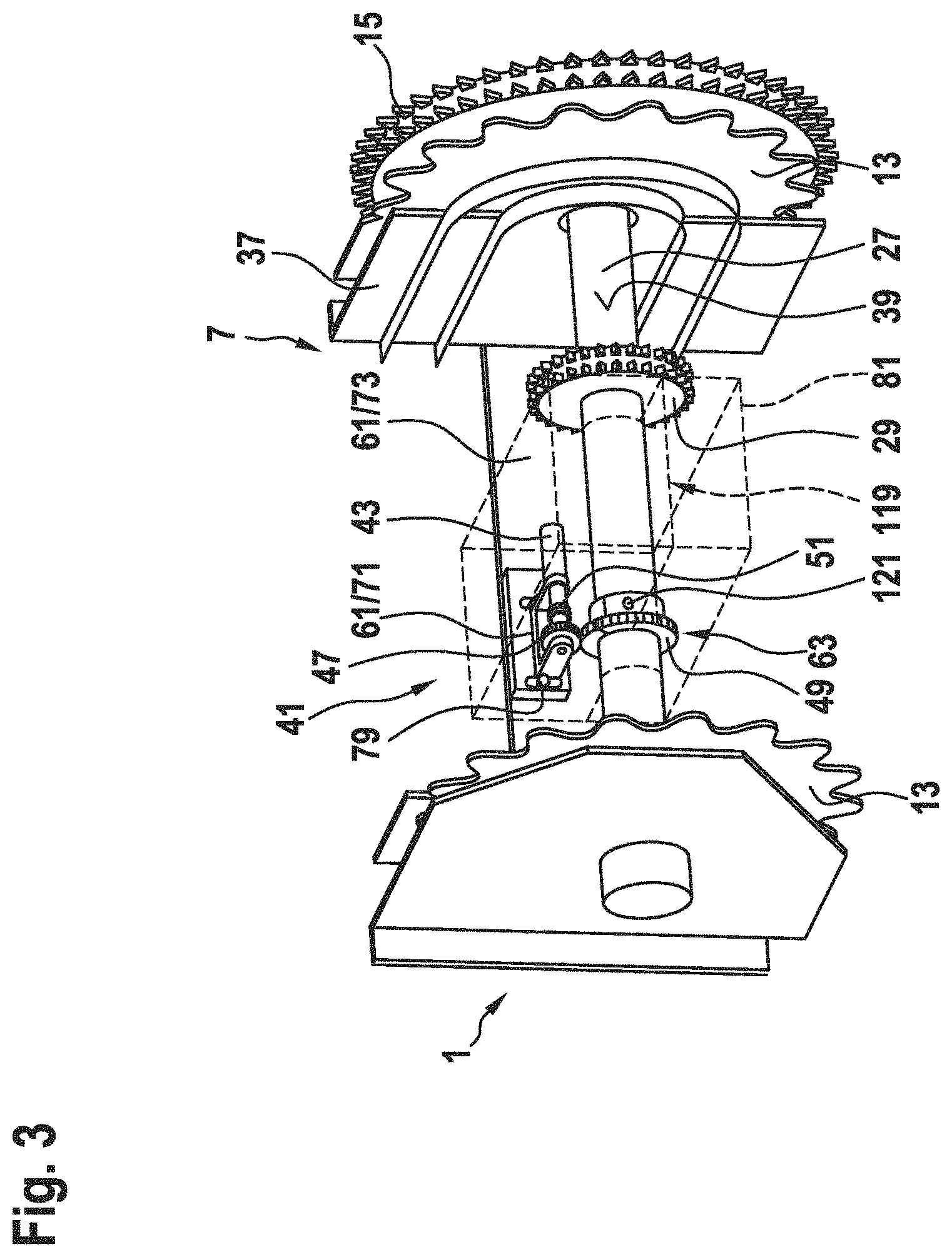 Patent US11772938 Figure 3 – Speed monitoring device of a passenger transportation system